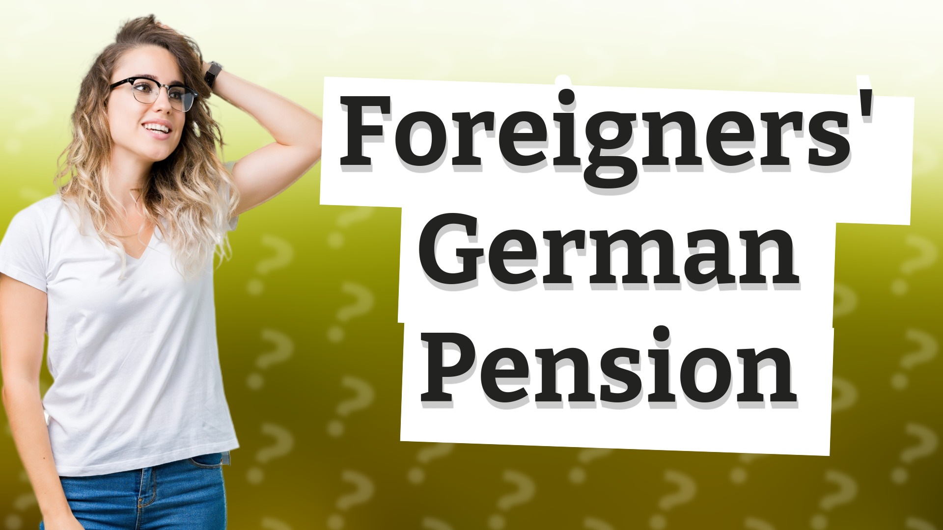 Foreigners' German Pension