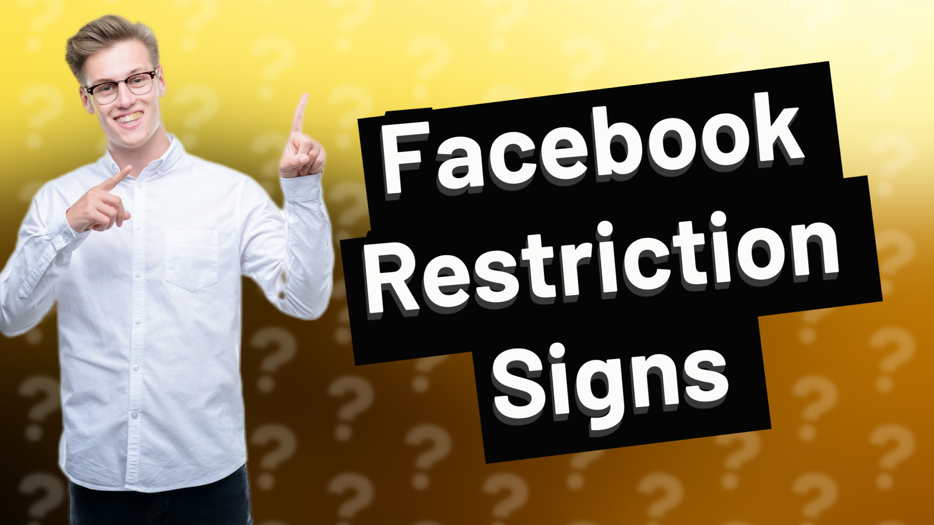 Facebook Restriction Signs