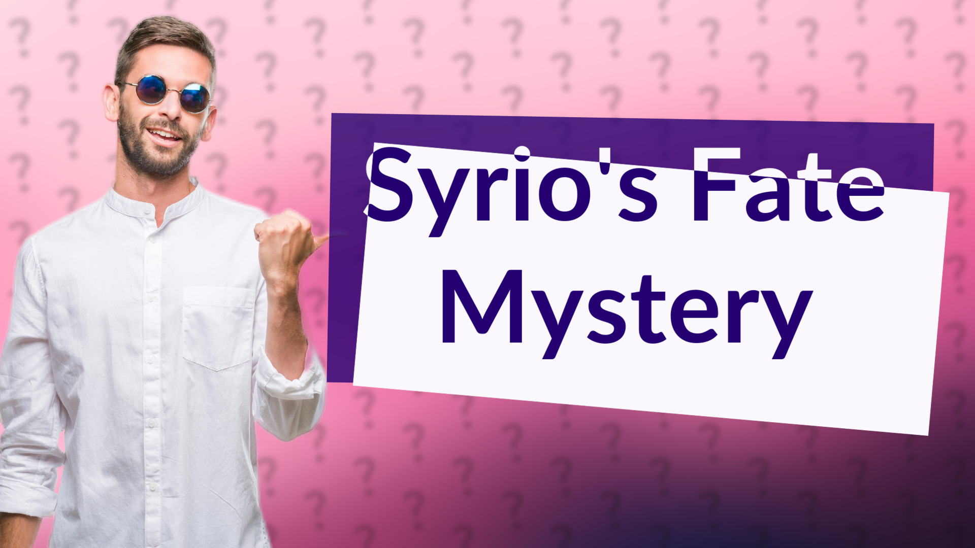 Syrio's Fate Mystery
