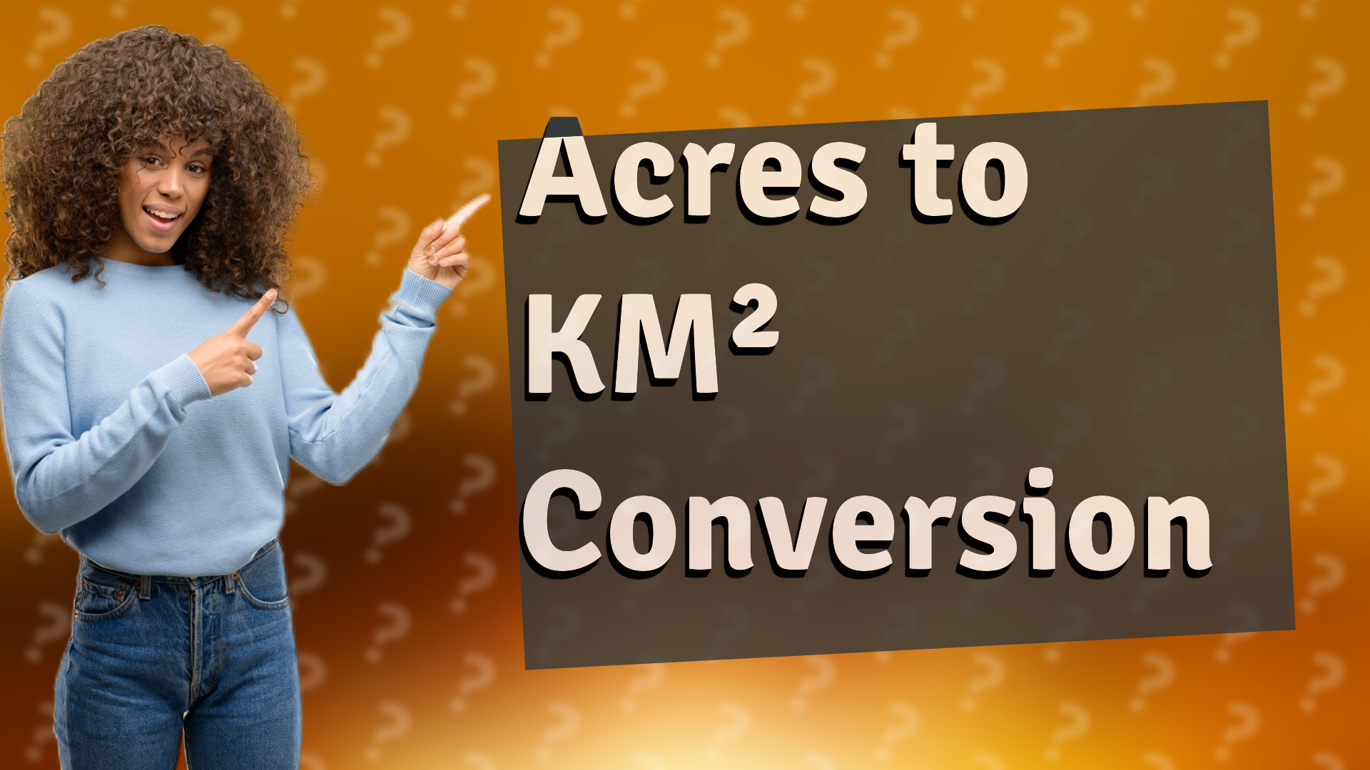 Acres to KM² Conversion