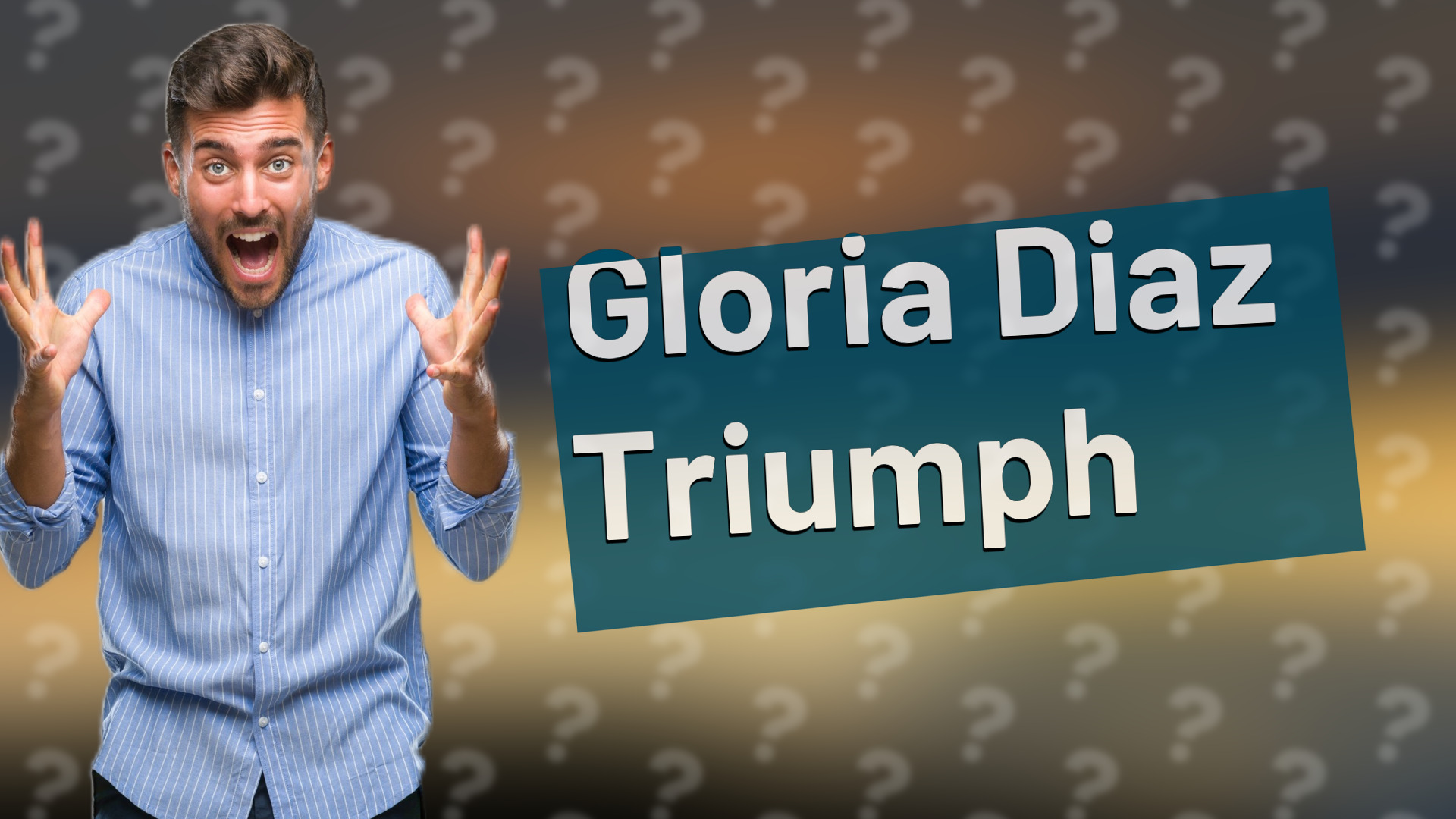 Gloria Diaz Triumph