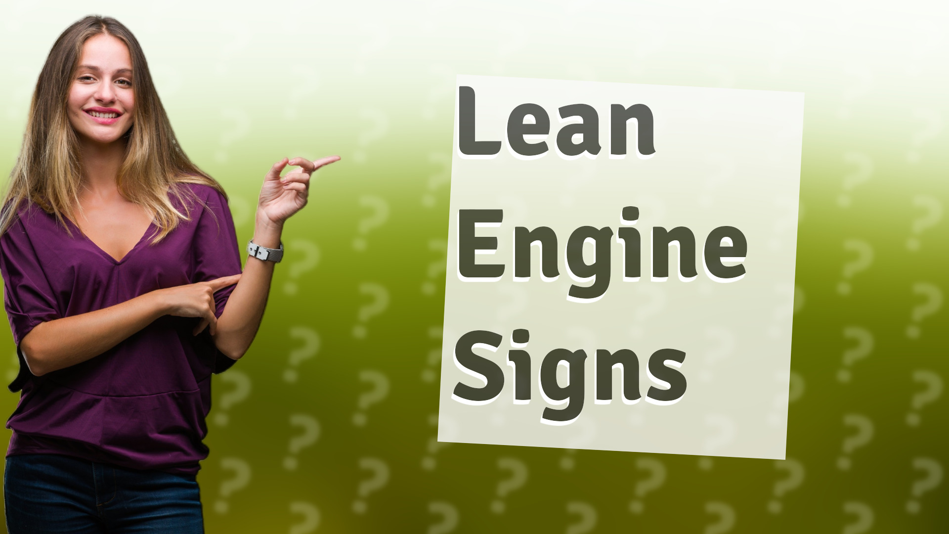 Lean Engine Signs