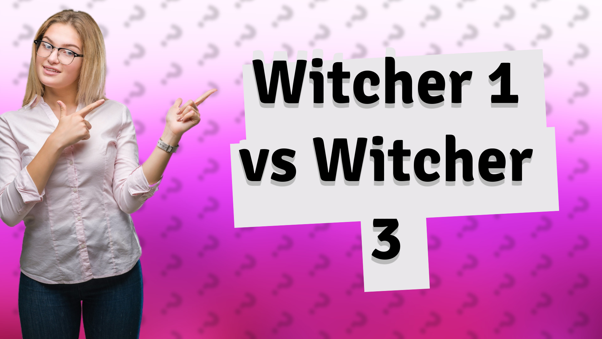 Witcher 1 vs Witcher 3