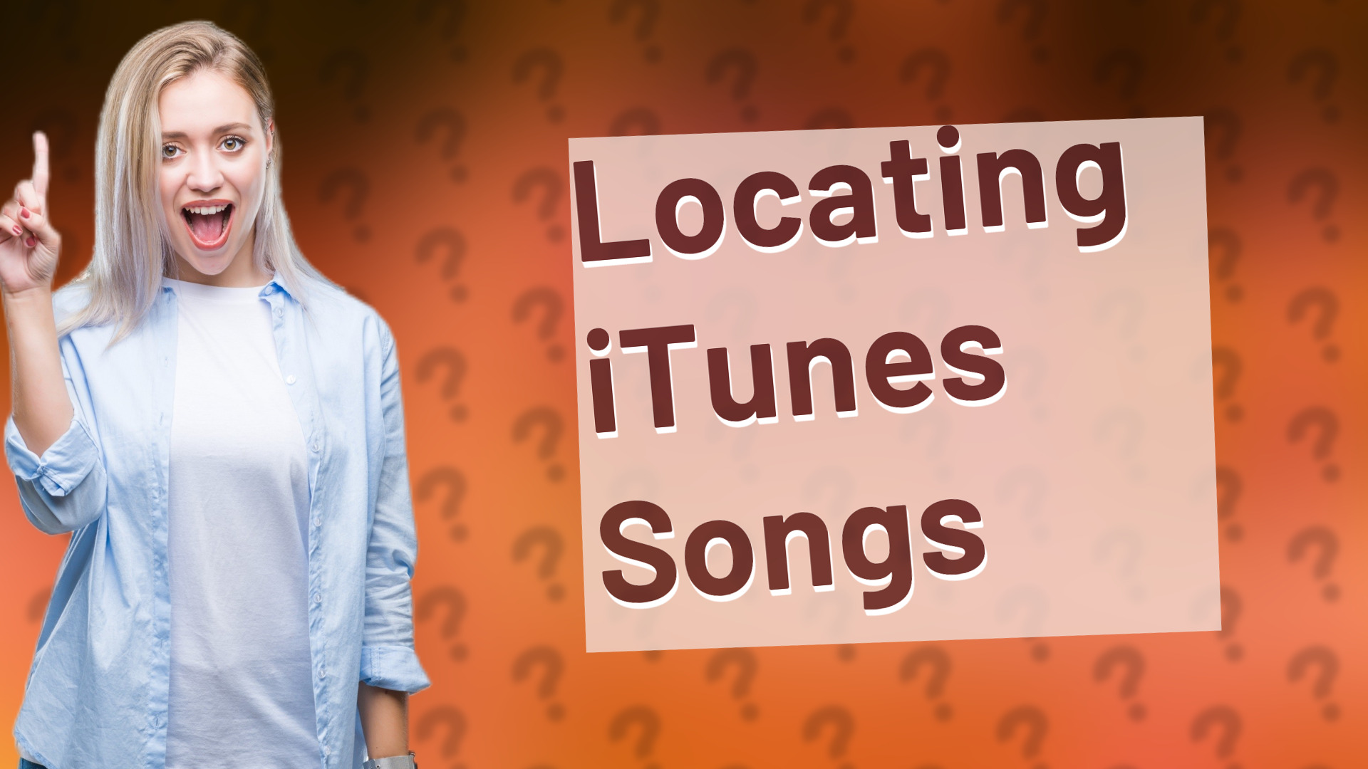 Locating iTunes Songs