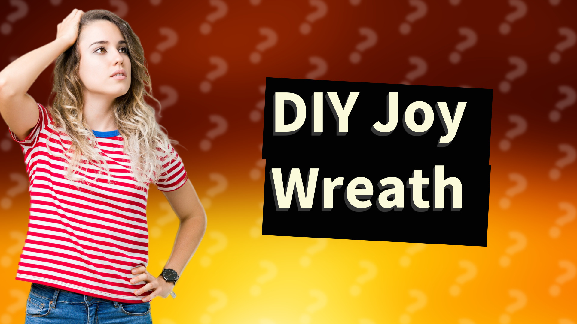 DIY Joy Wreath