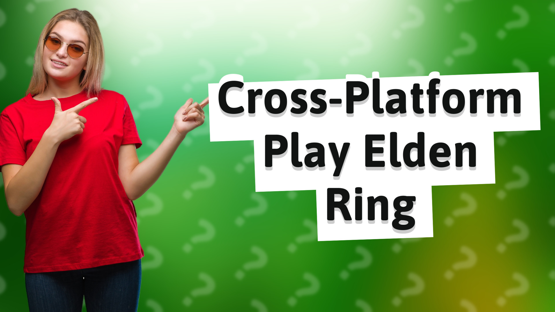 Cross-Platform Play Elden Ring