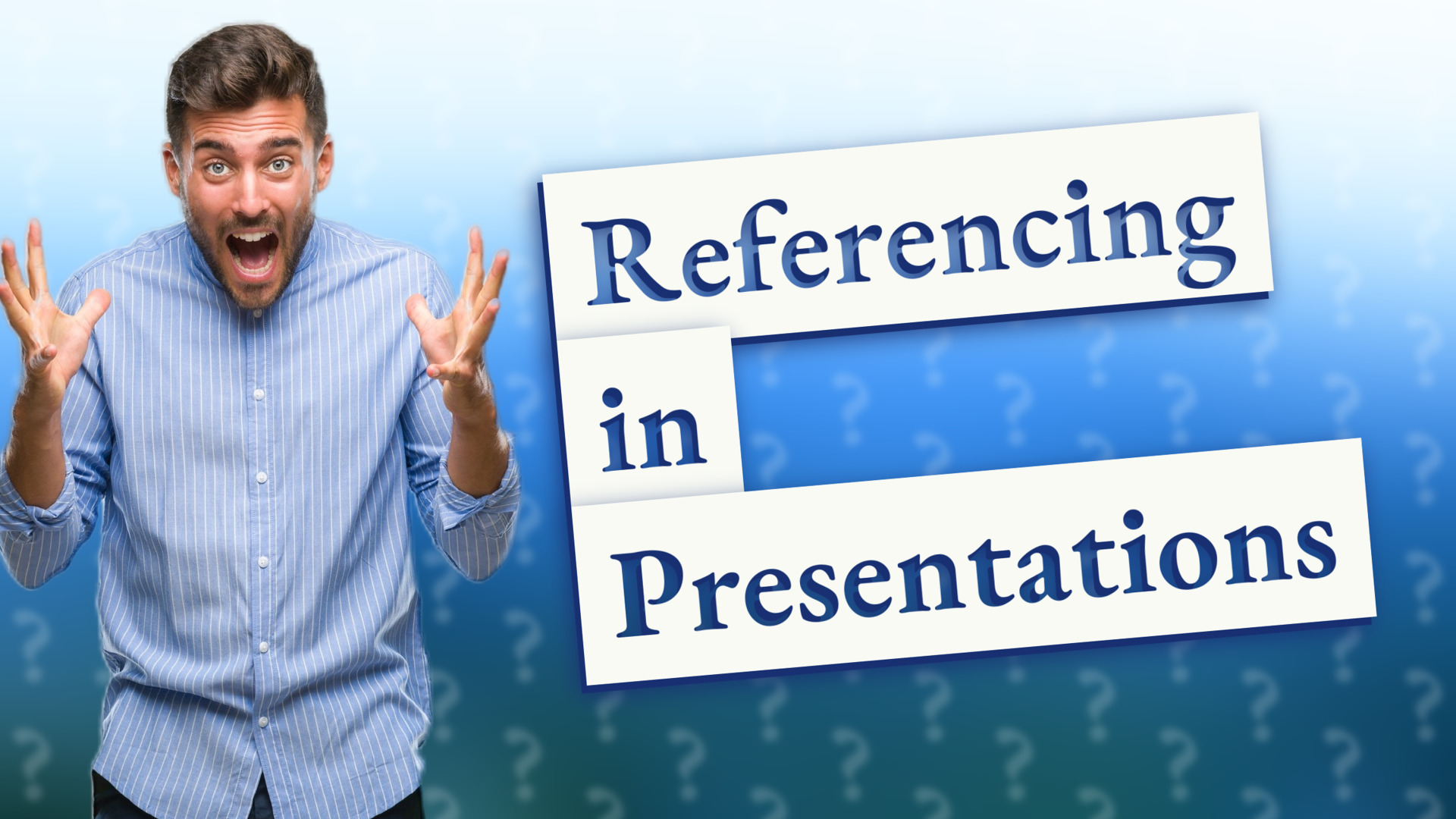Referencing in Presentations