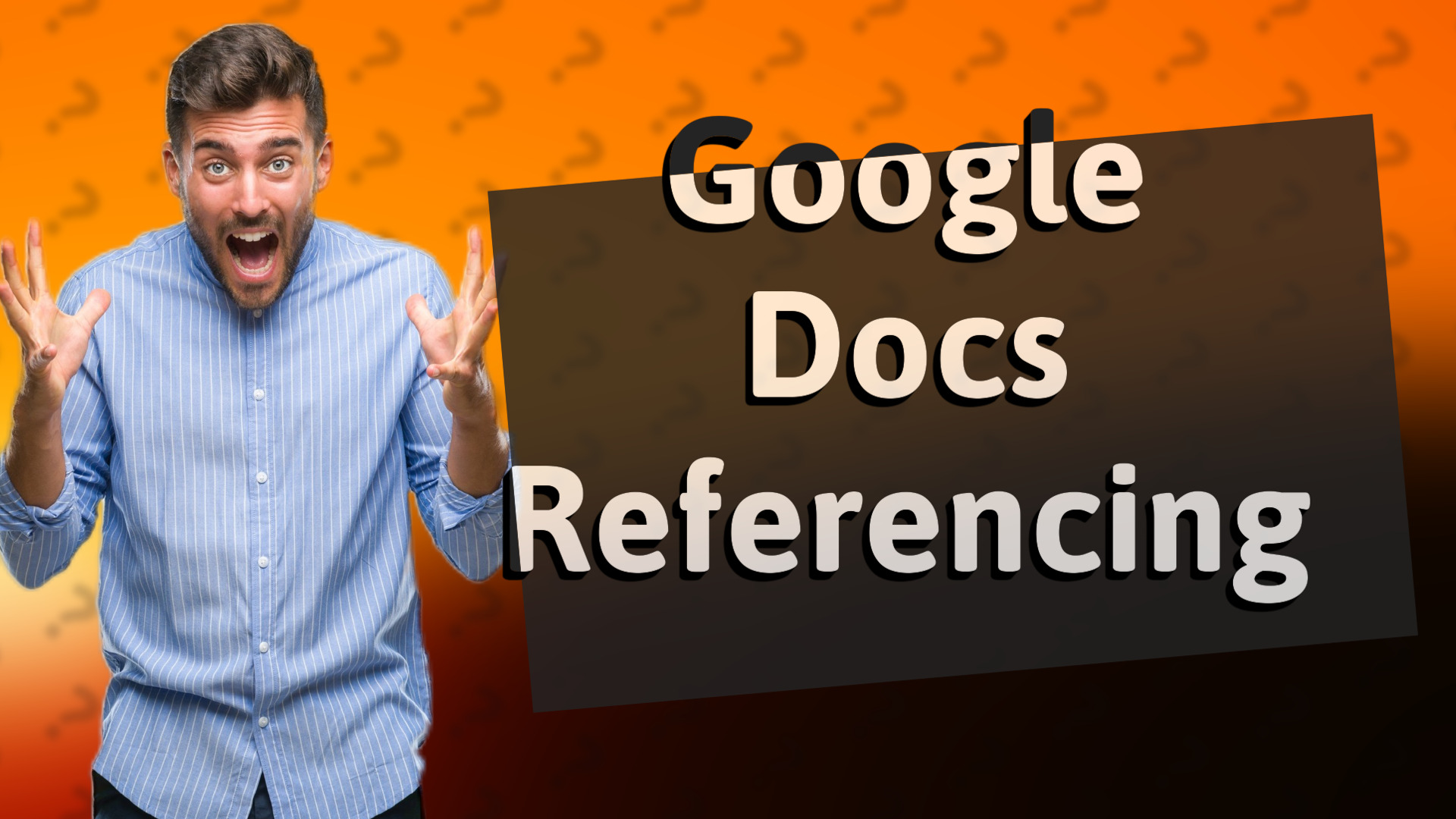 Google Docs Referencing