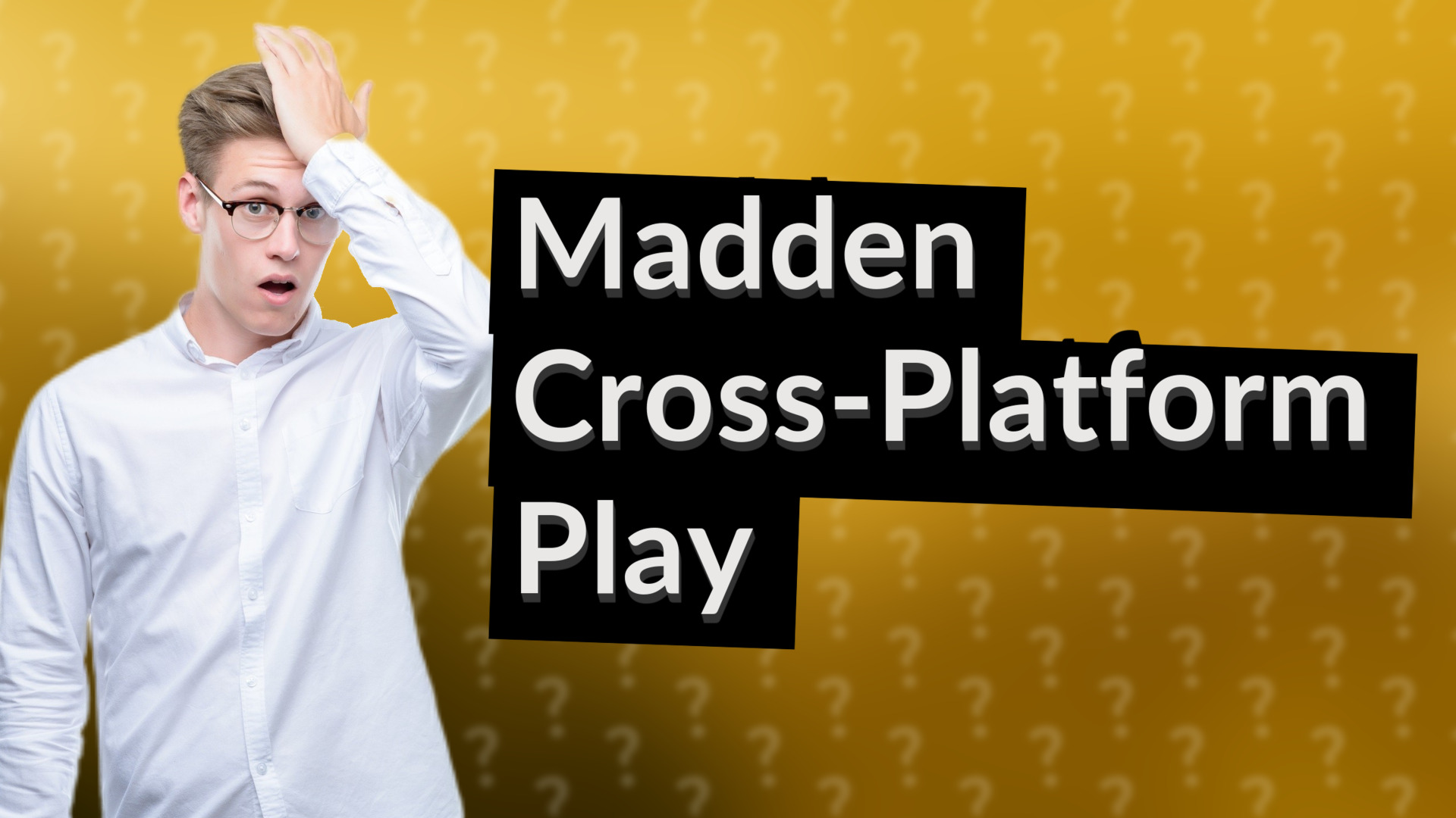 Madden Cross-Platform Play