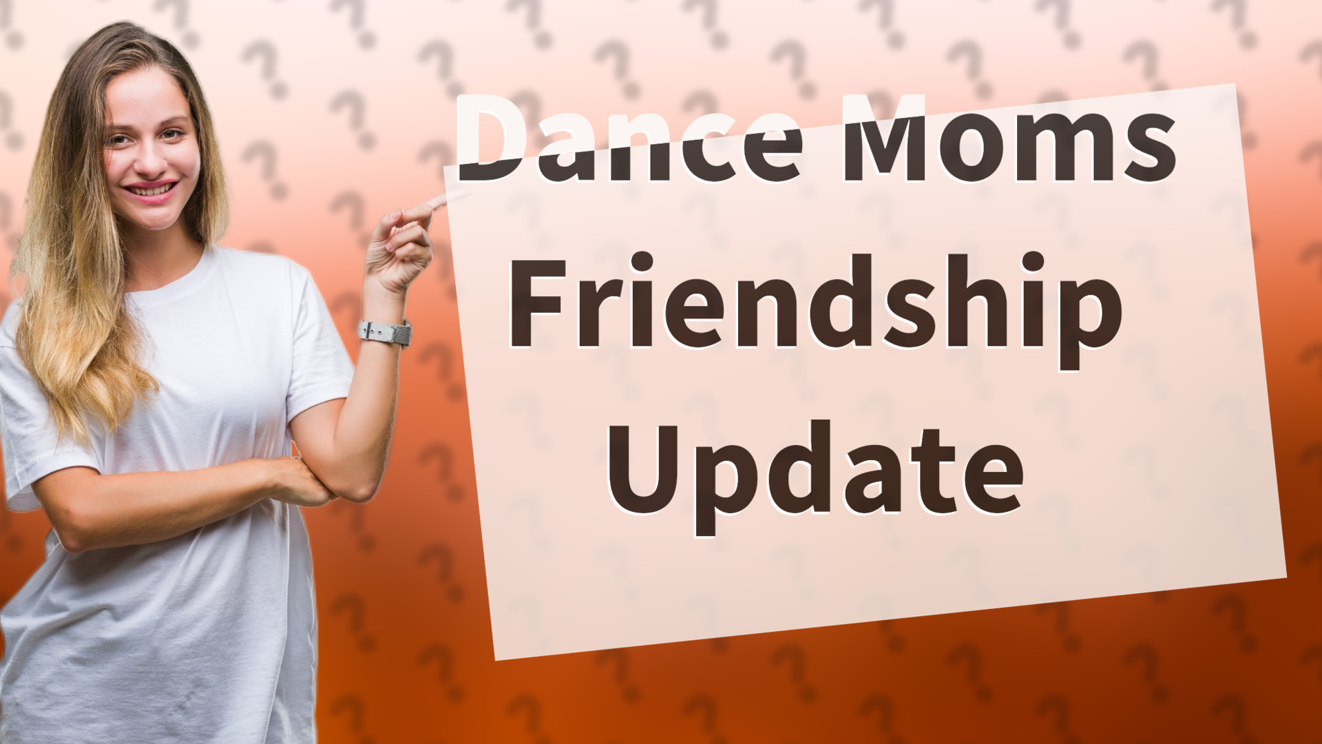 Dance Moms Friendship Update