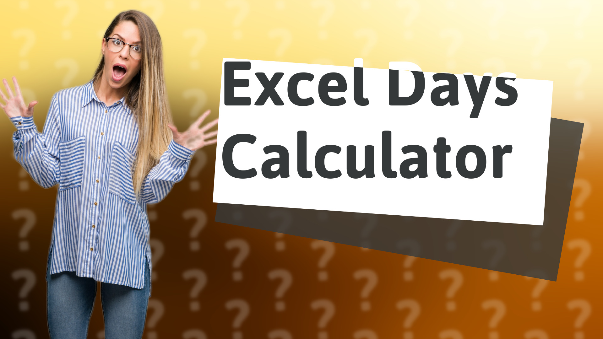 Excel Days Calculator