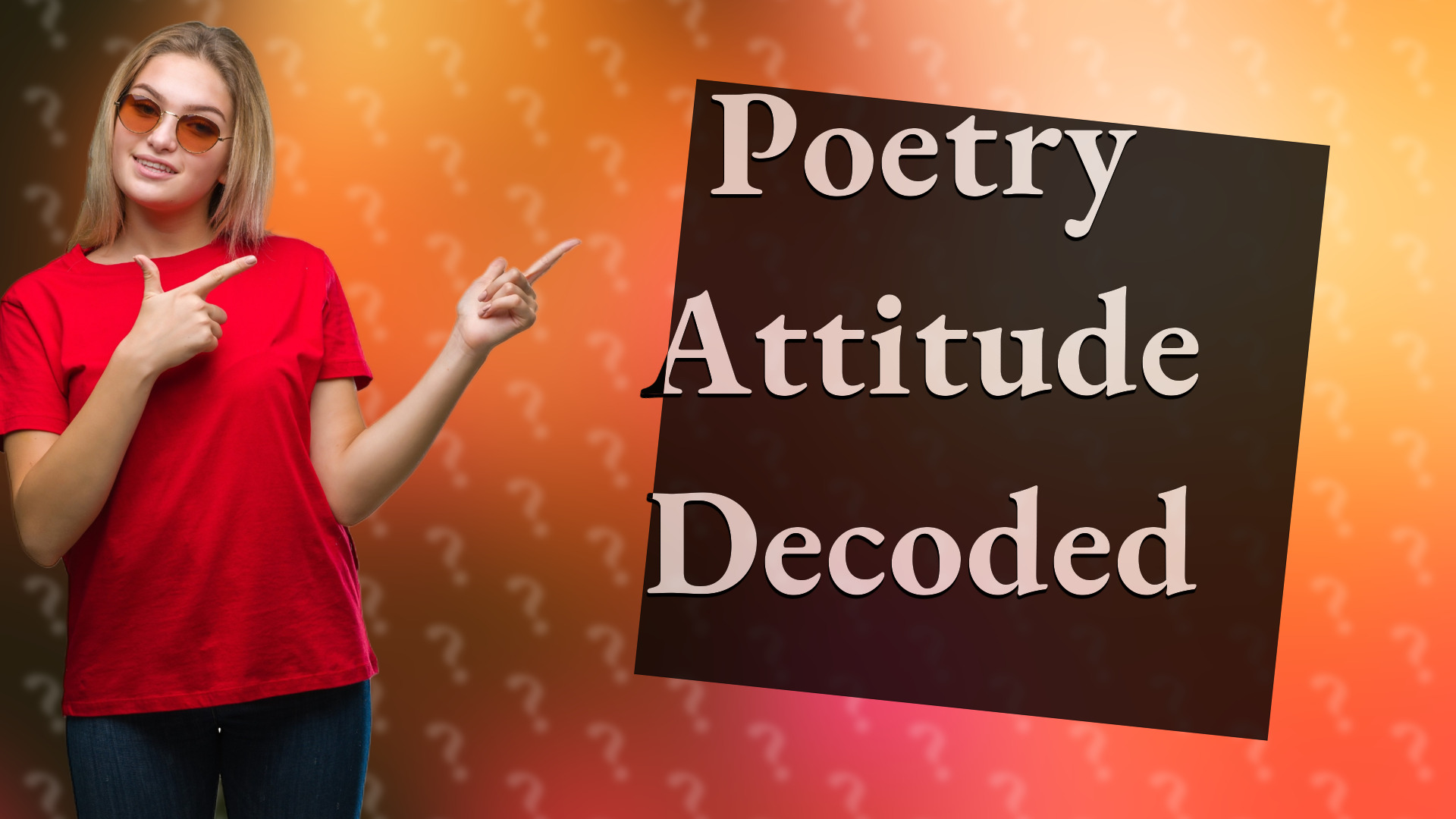 Poetry Attitude Decoded