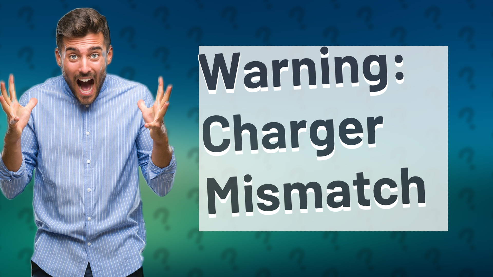 Warning: Charger Mismatch