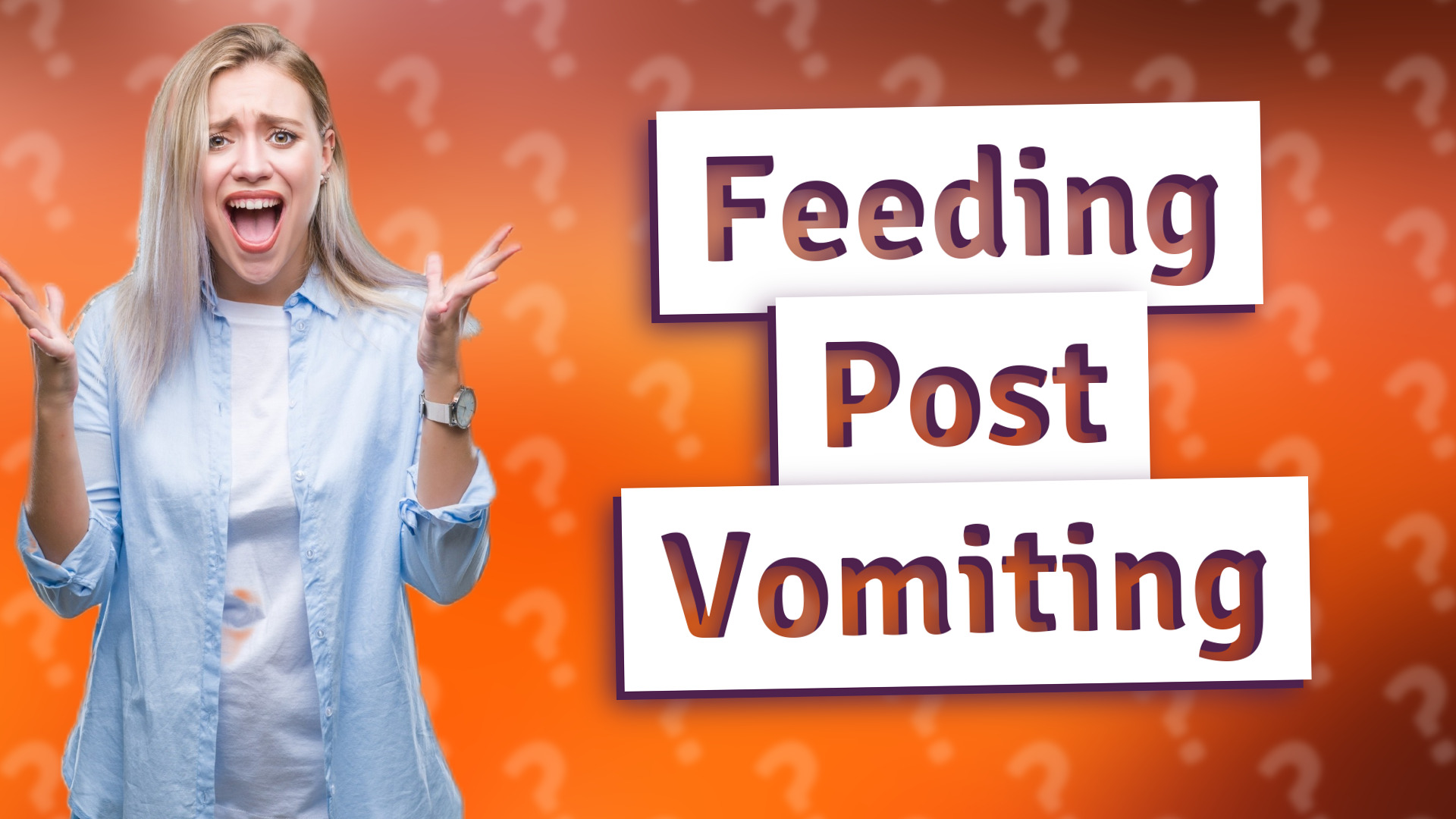 Feeding Post Vomiting