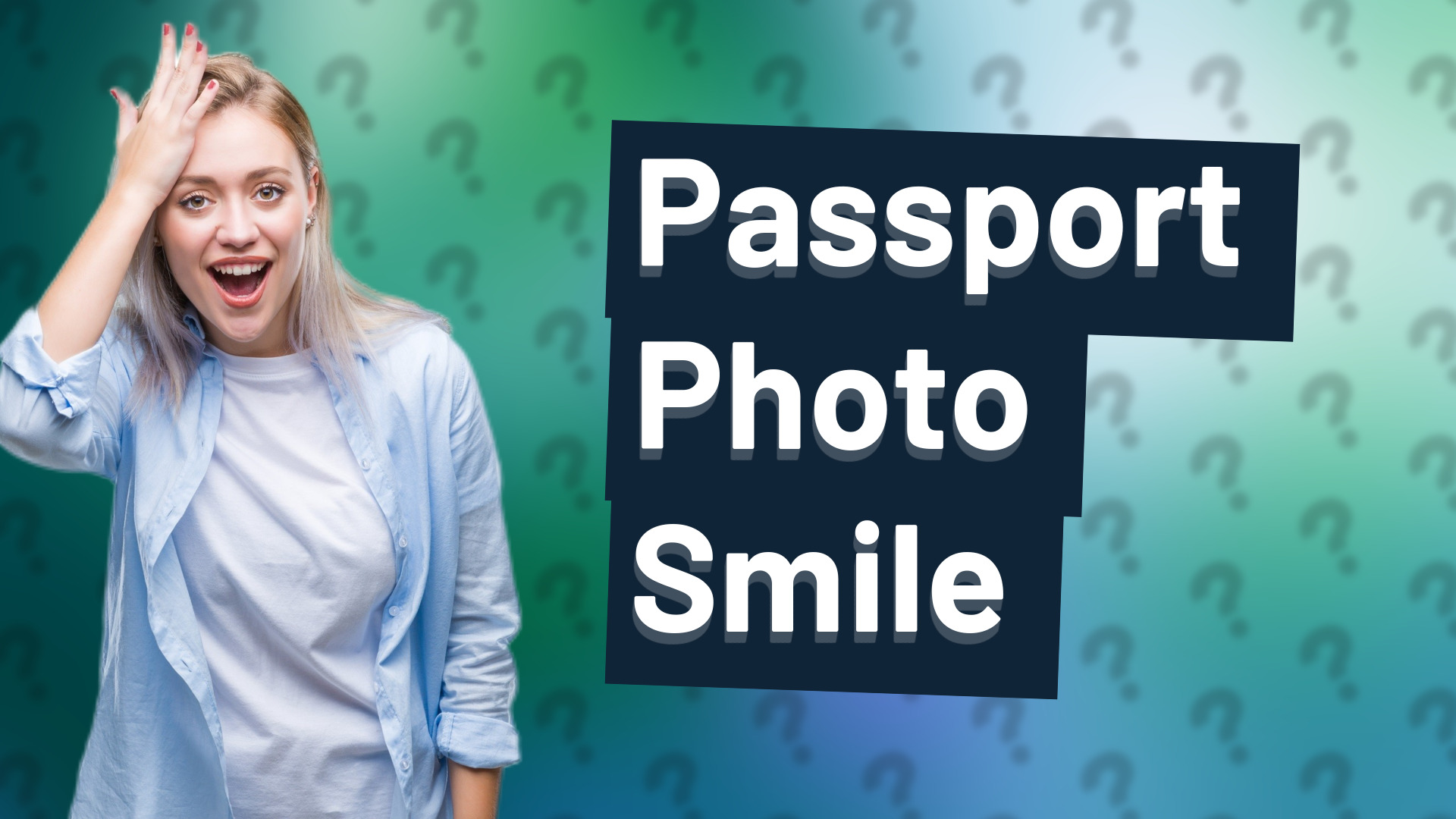 Passport Photo Smile