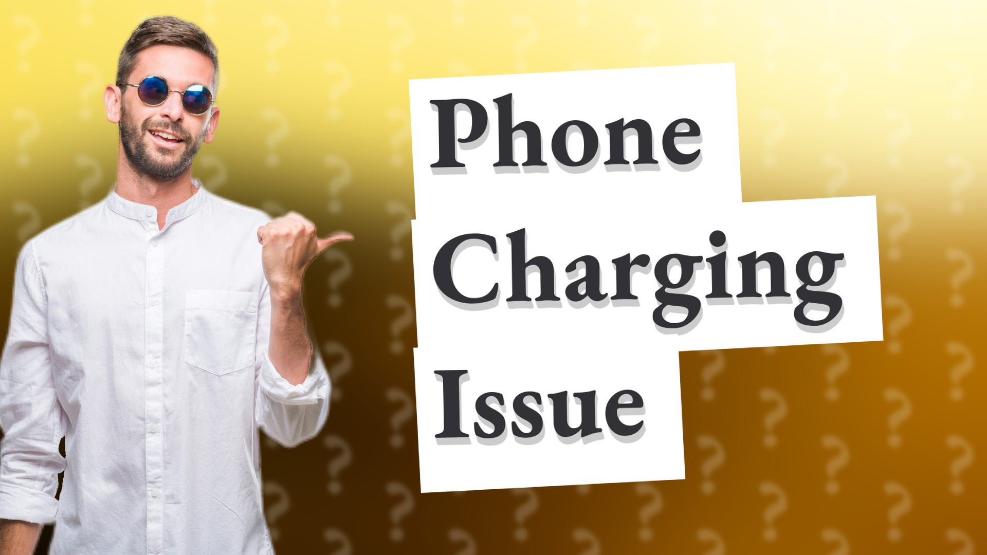 Phone Charging Issue