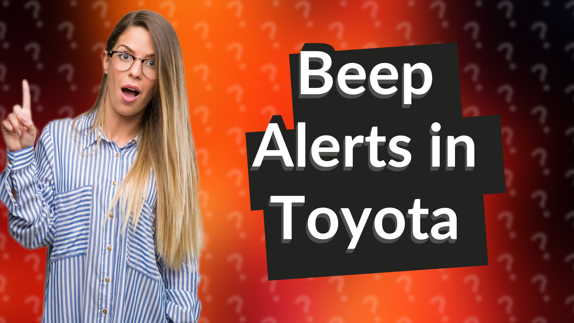 Beep Alerts in Toyota