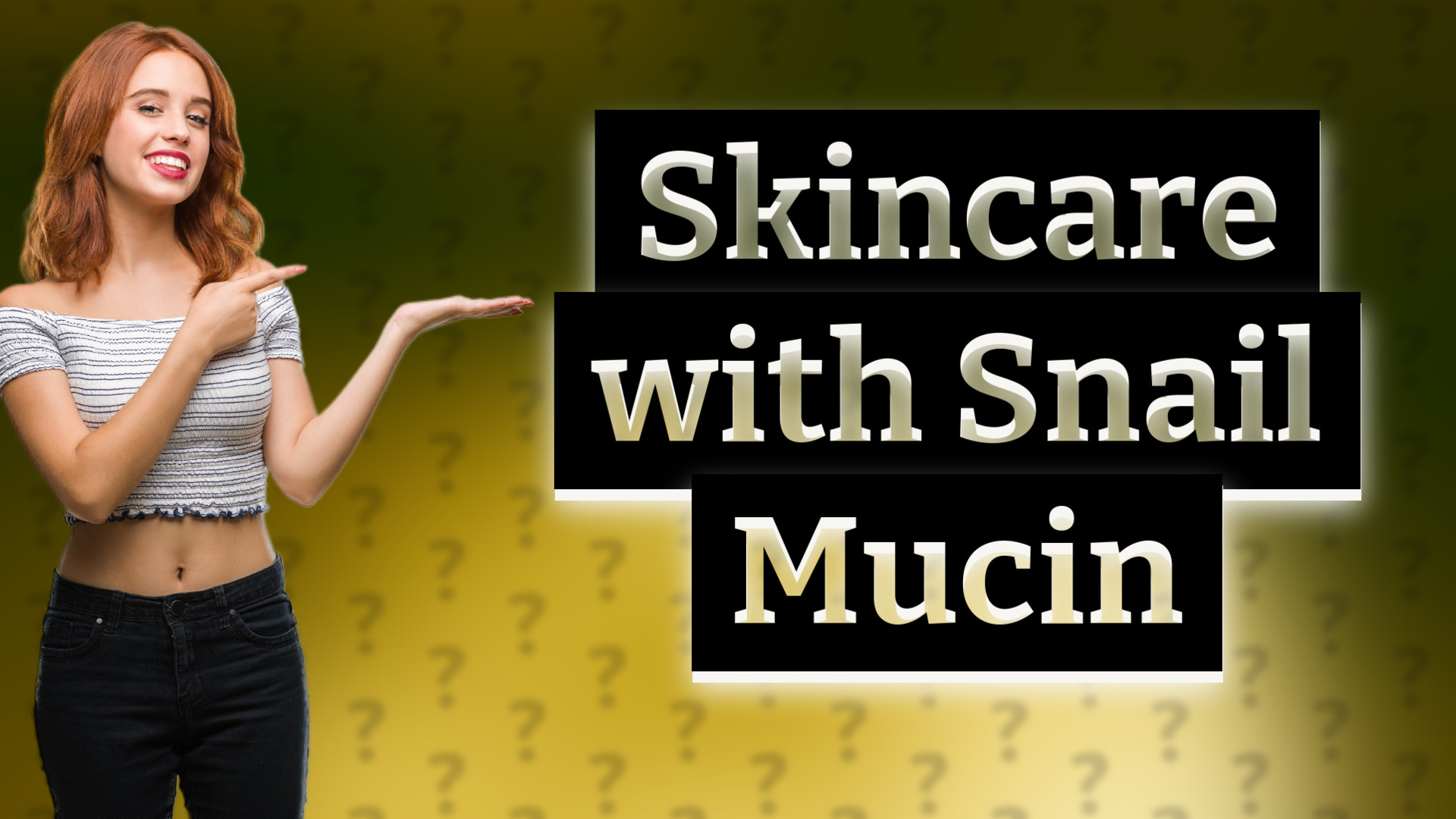 Skincare with Snail Mucin