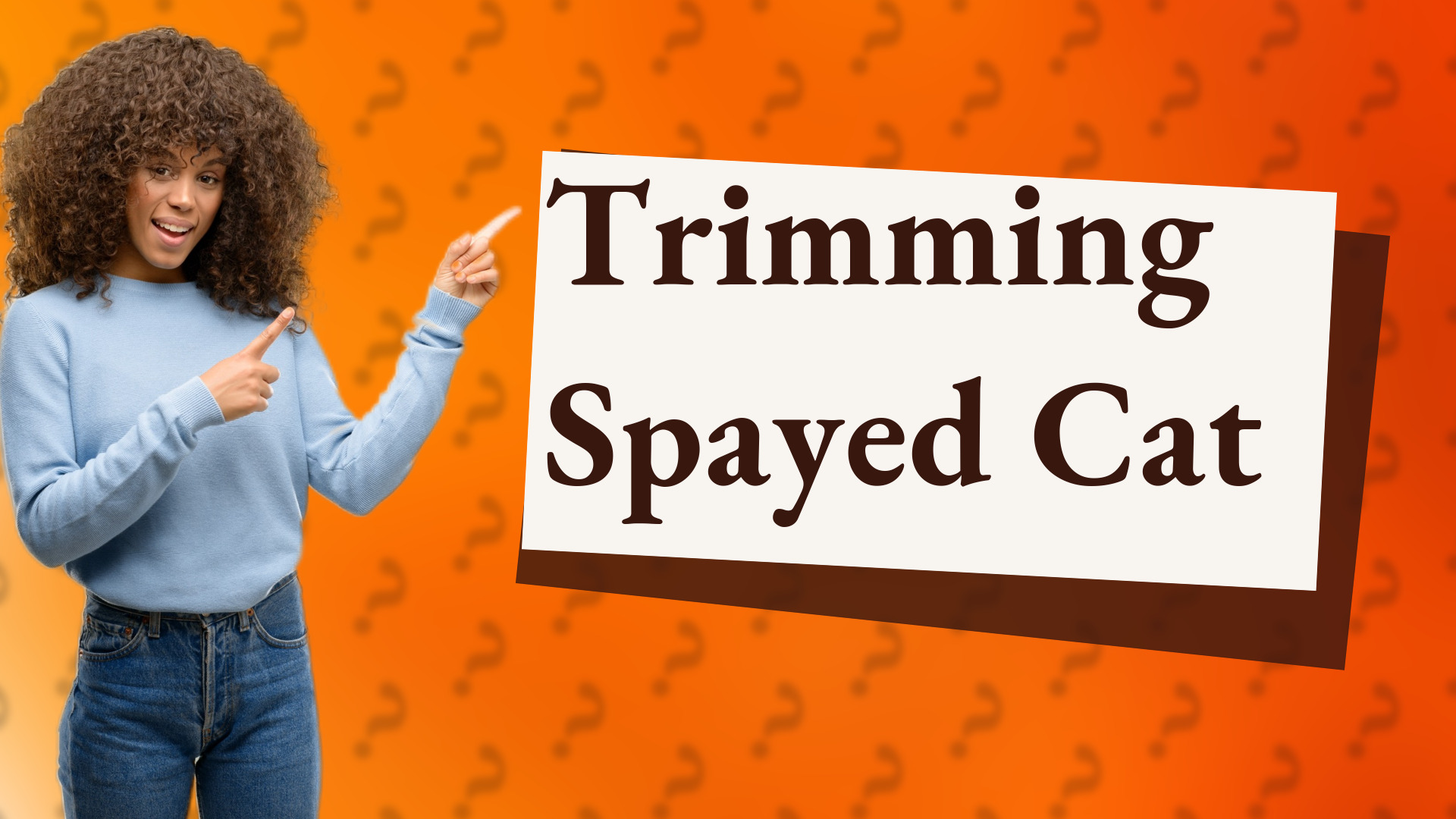 Trimming Spayed Cat