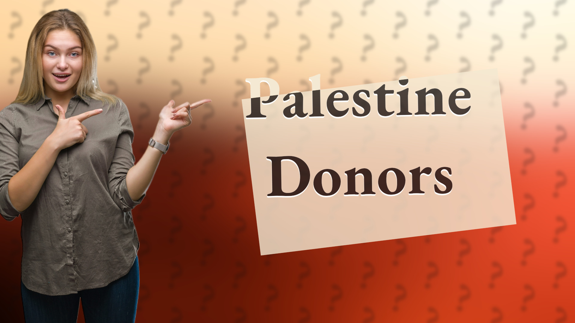 Palestine Donors