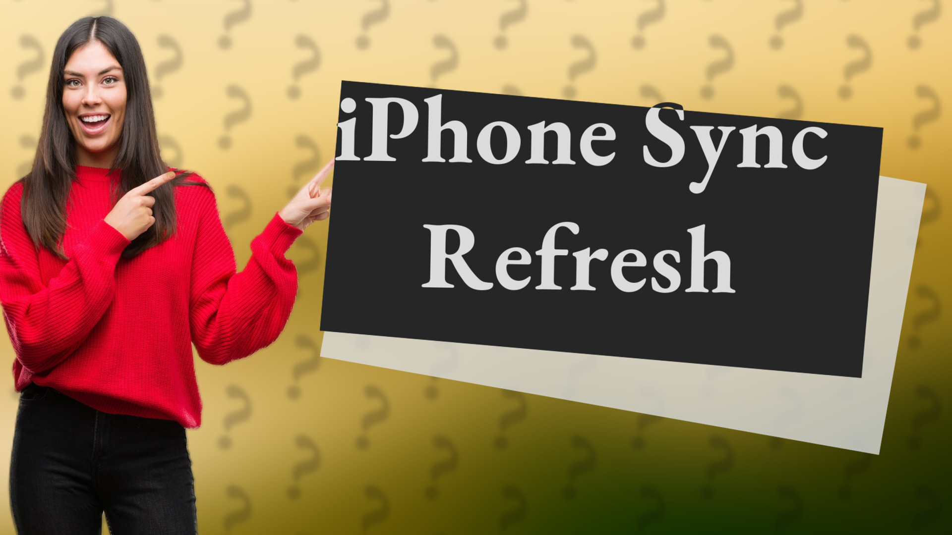iPhone Sync Refresh