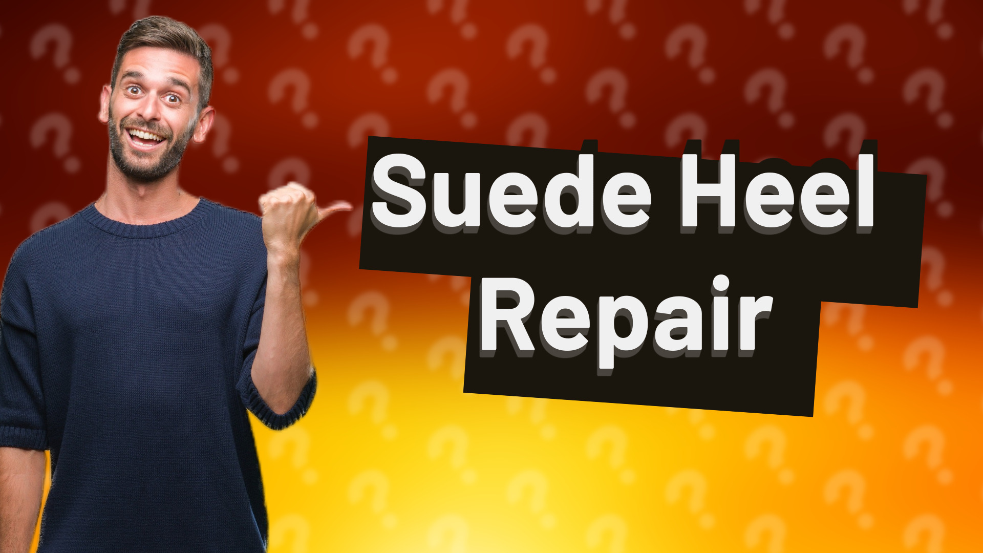 Suede Heel Repair