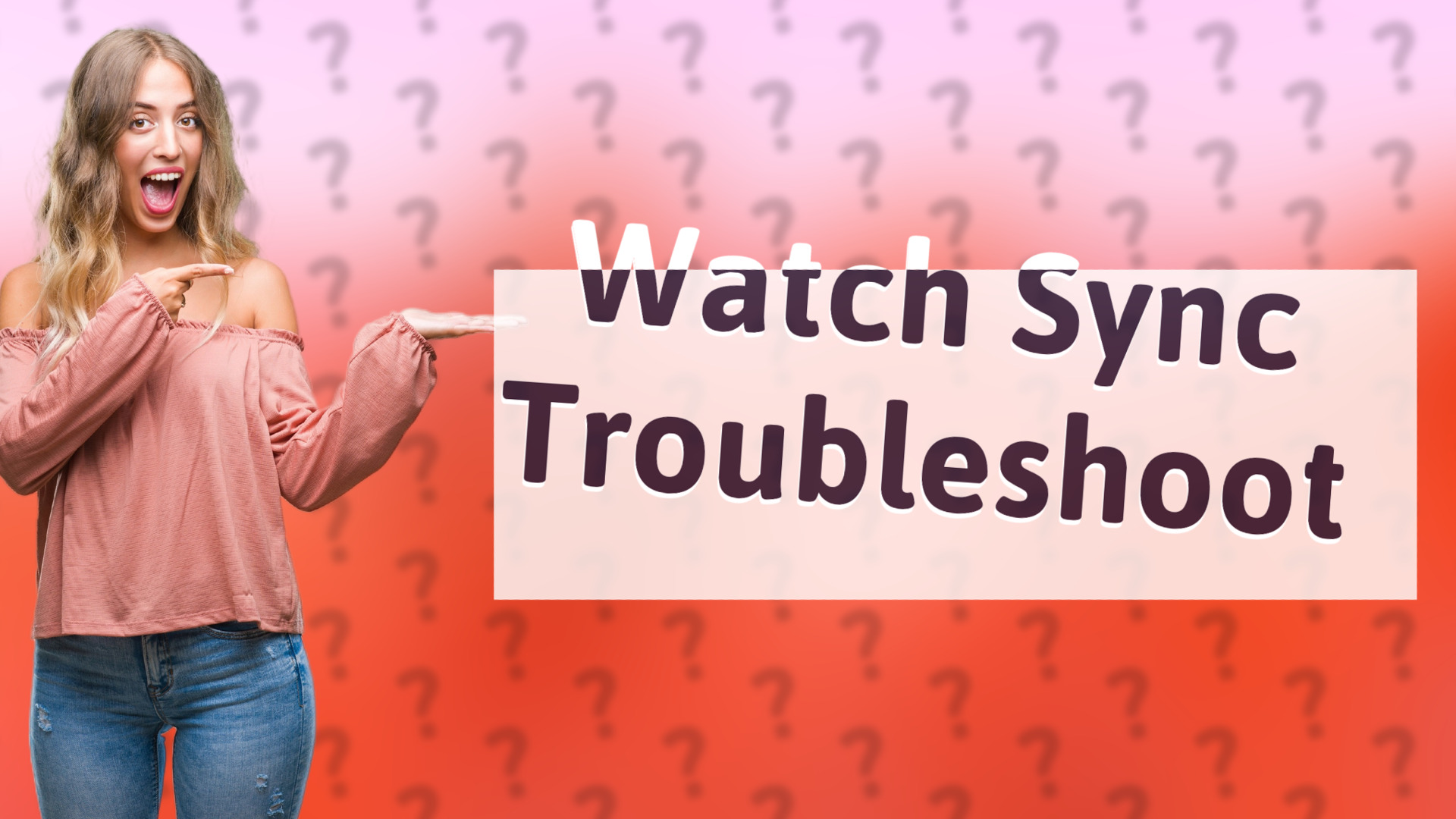 Watch Sync Troubleshoot