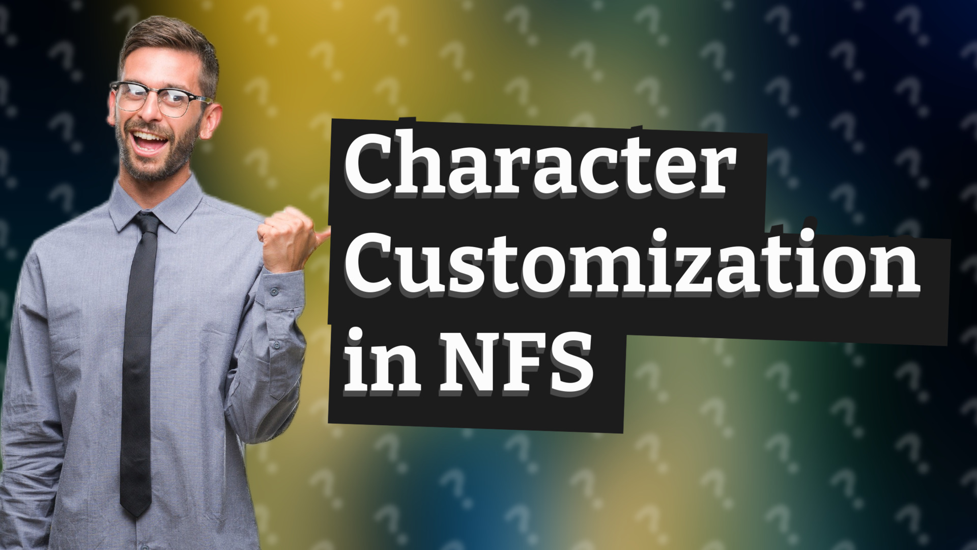 Character Customization in NFS