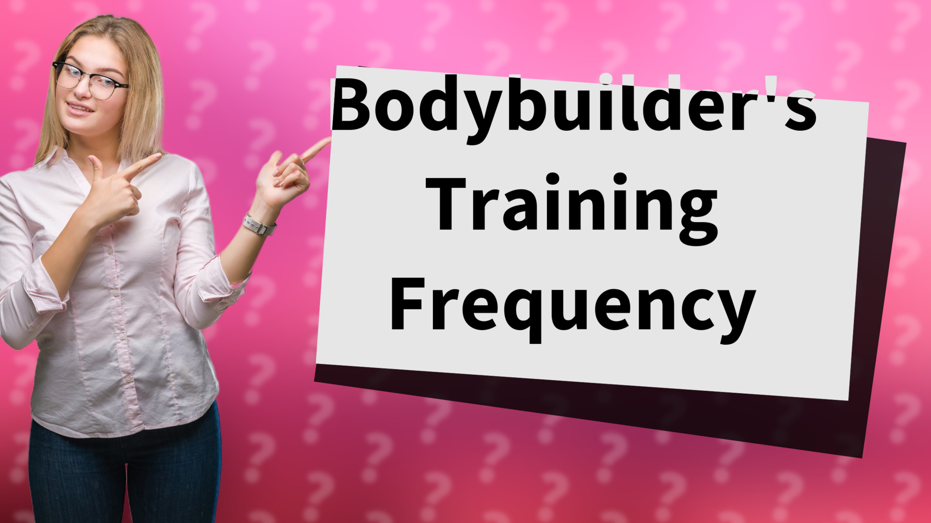 Bodybuilder's Training Frequency