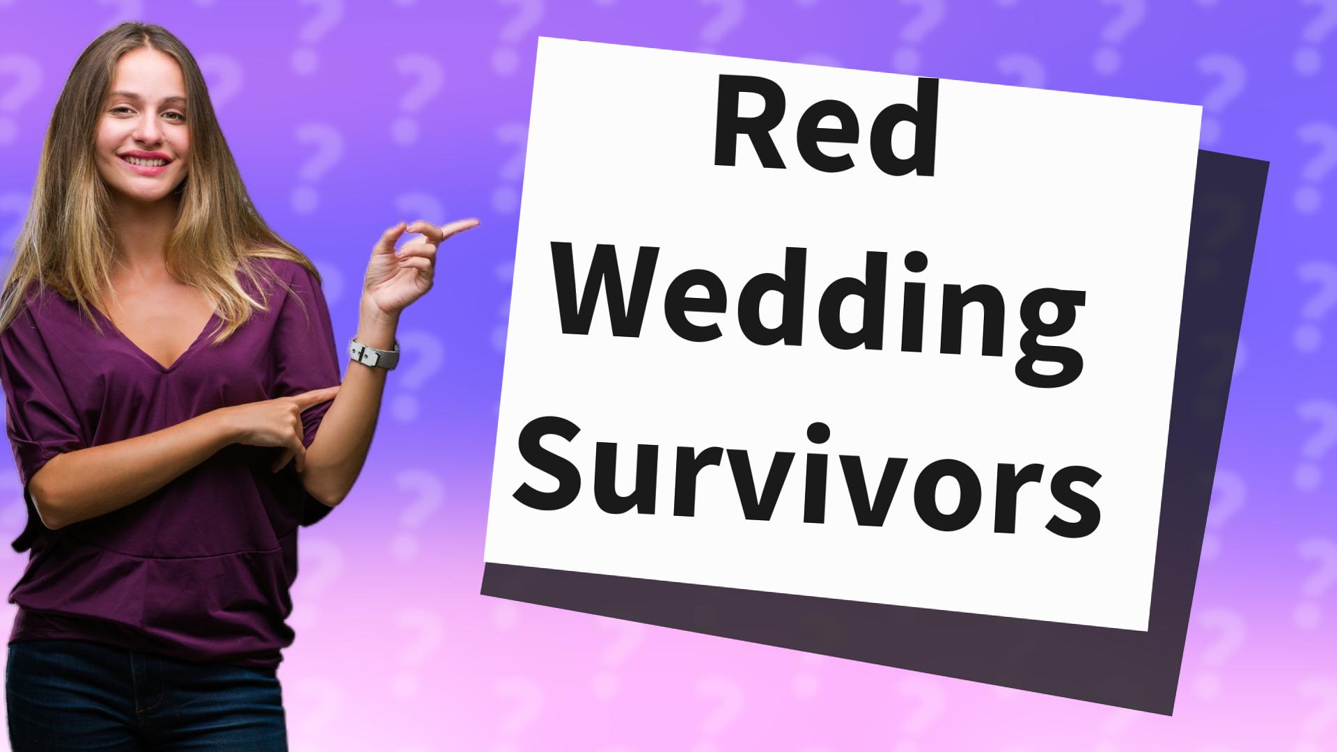 Red Wedding Survivors