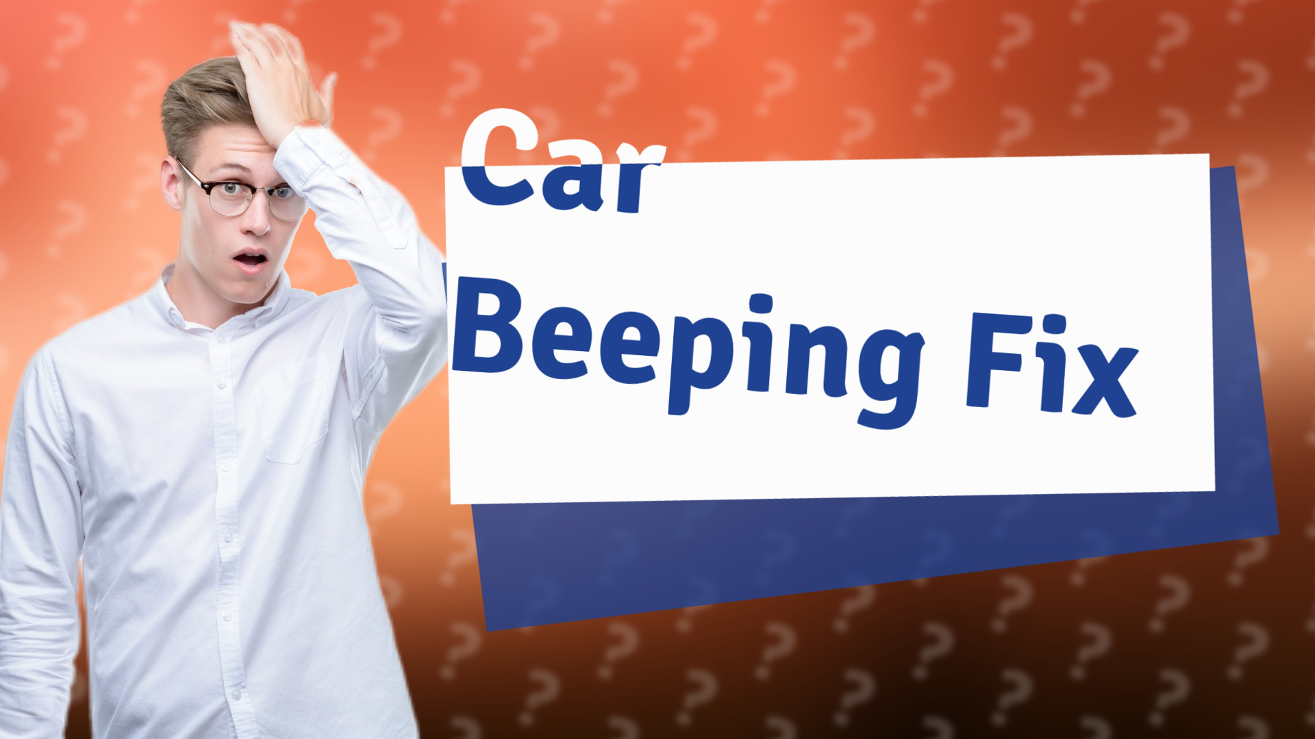 Car Beeping Fix