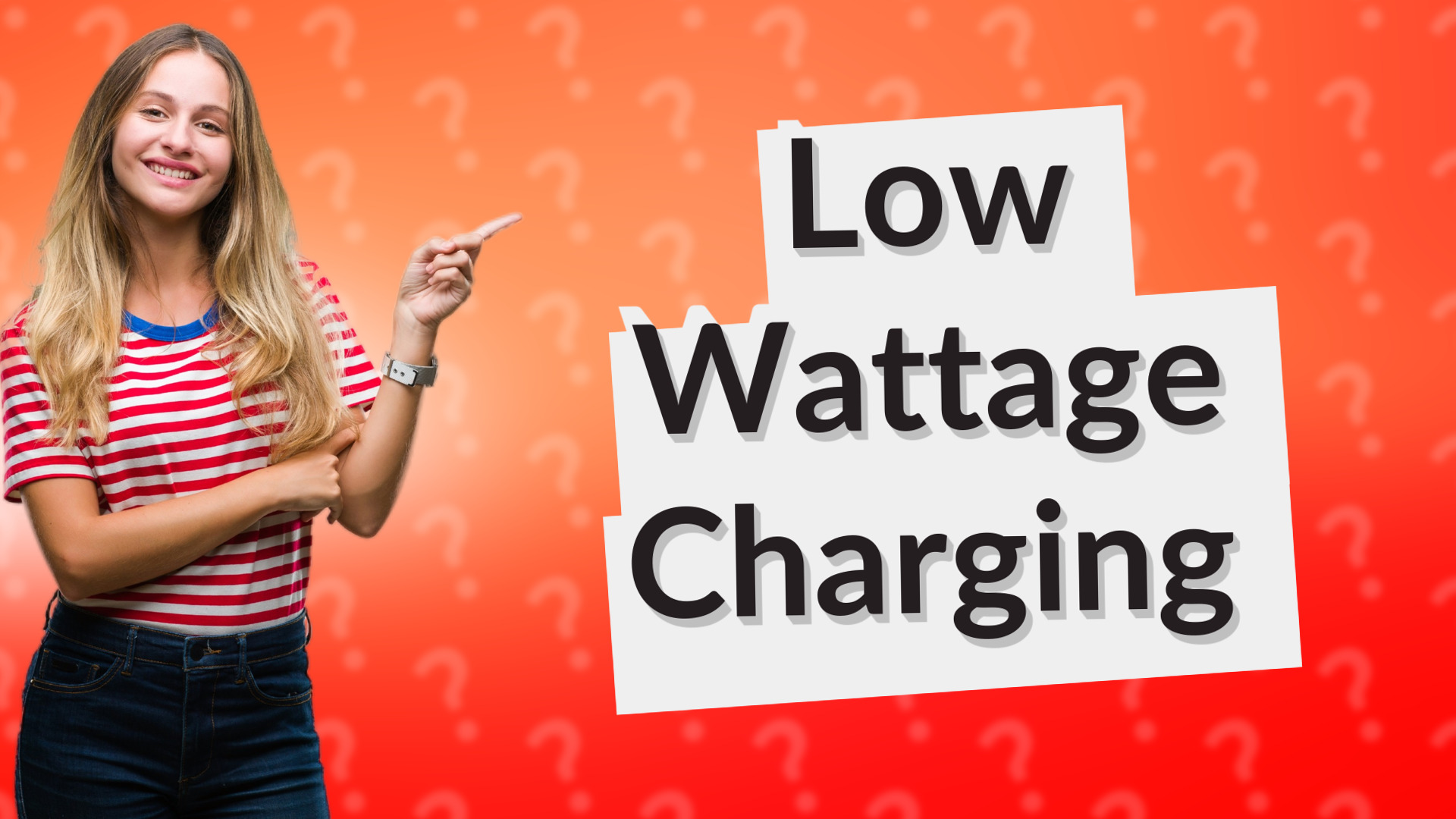 Low Wattage Charging