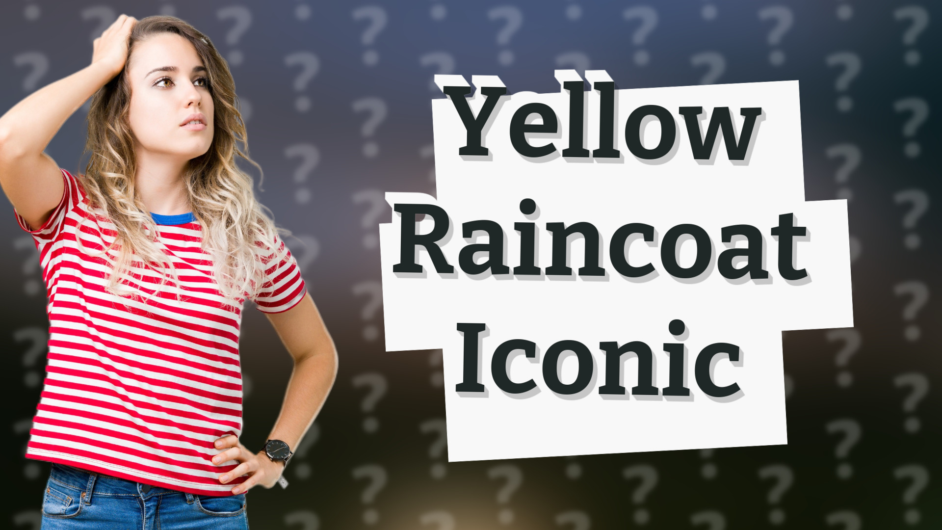 Yellow Raincoat Iconic