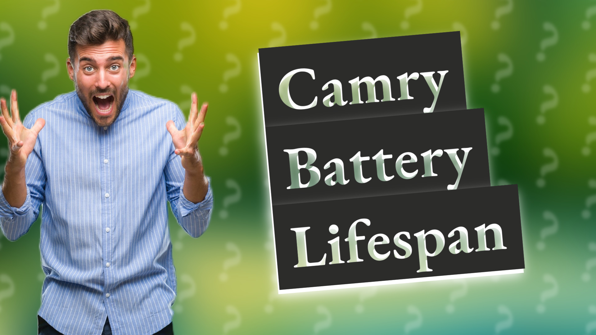 Camry Battery Lifespan