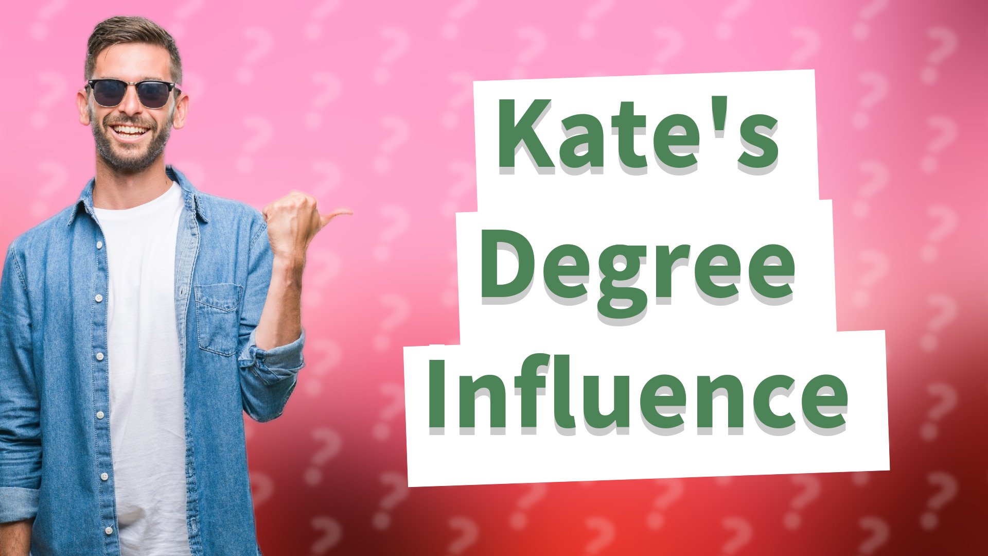 Kate's Degree Influence