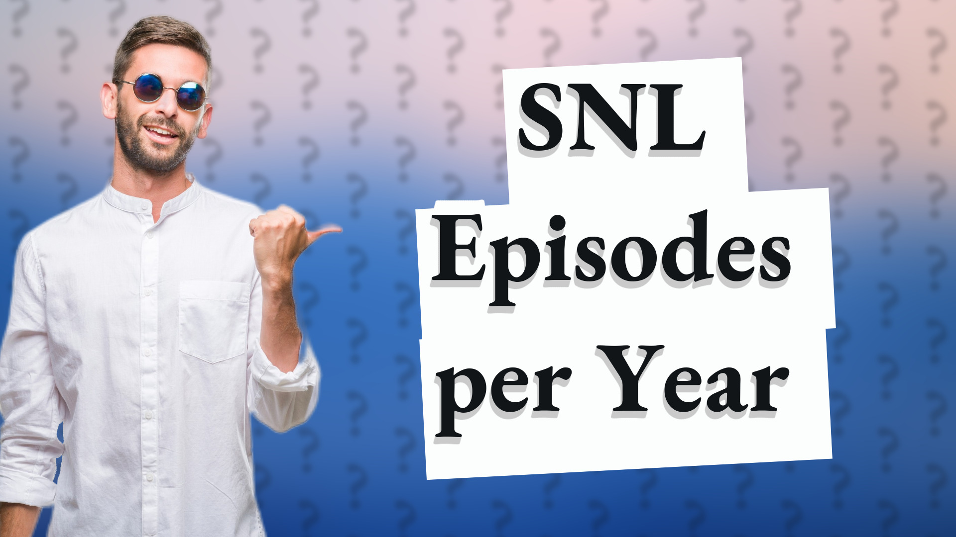 SNL Episodes per Year