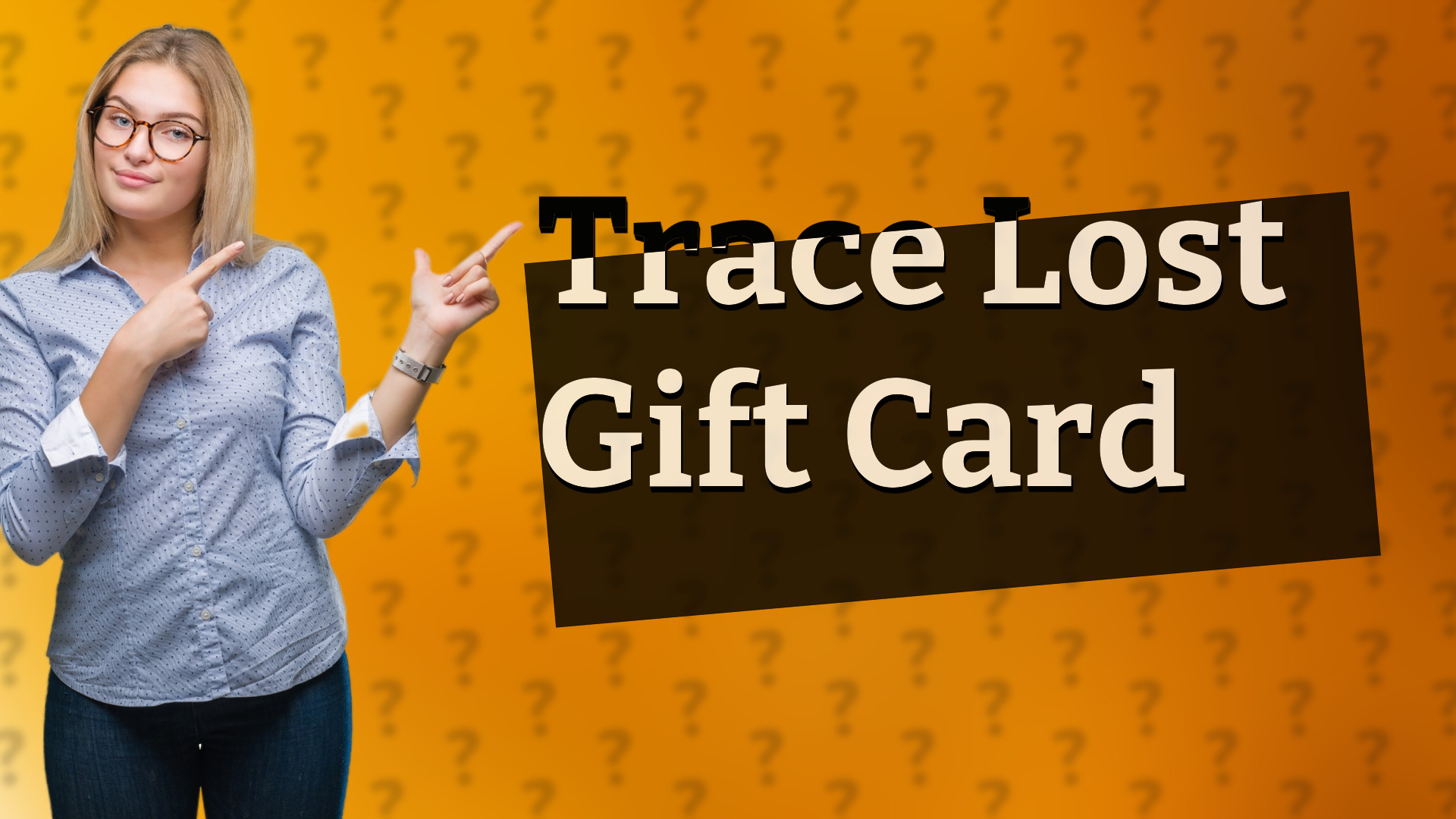 Trace Lost Gift Card