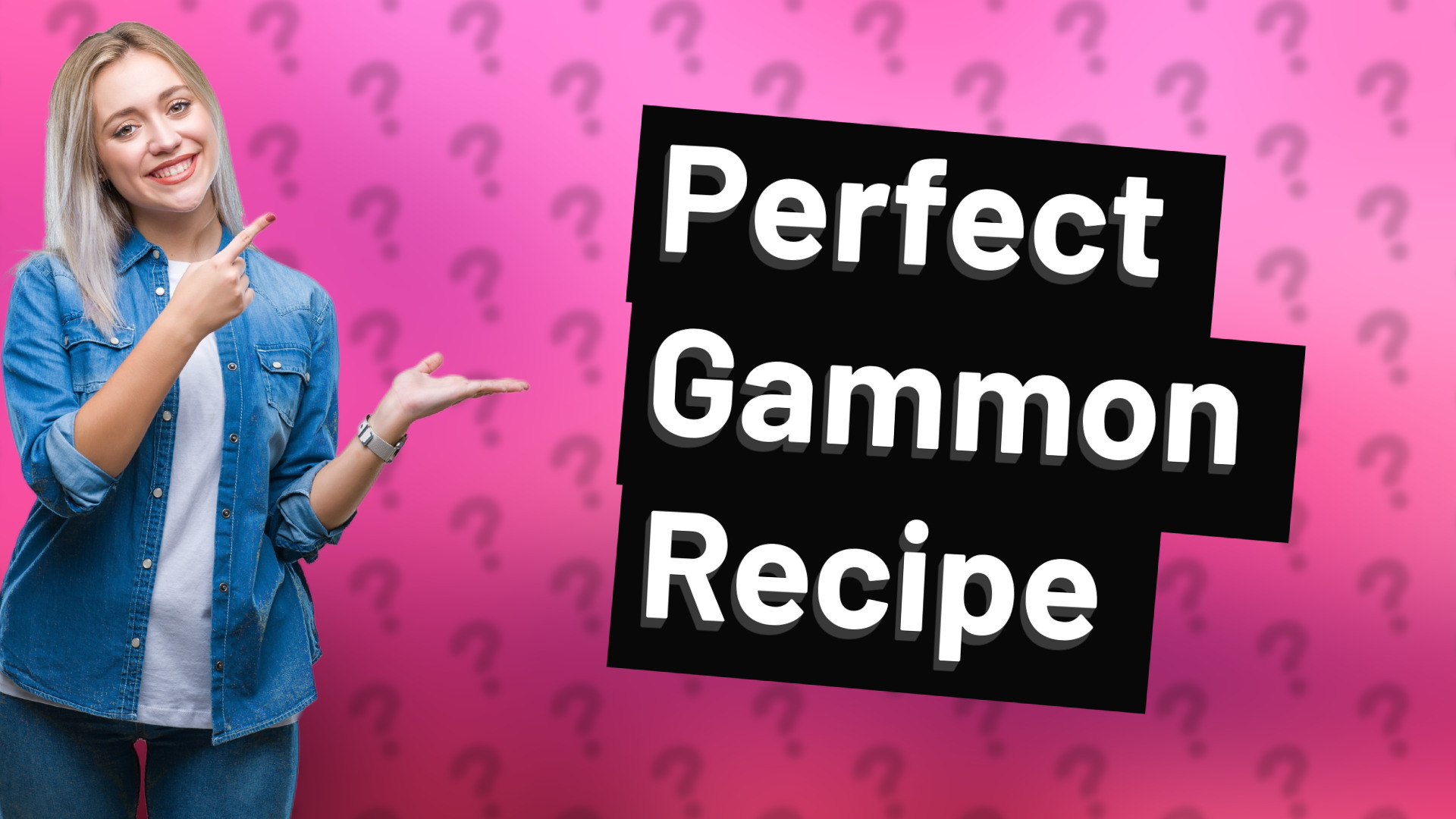 Perfect Gammon Recipe