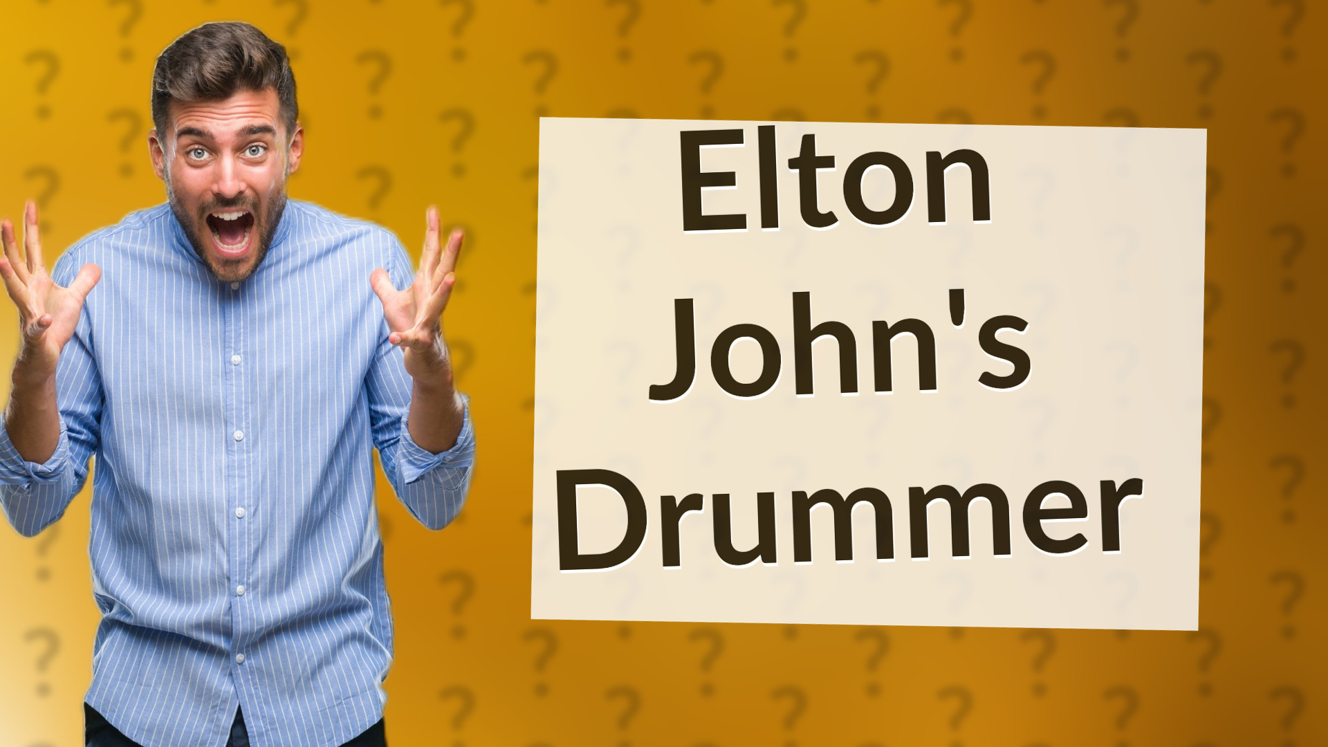 Elton John's Drummer