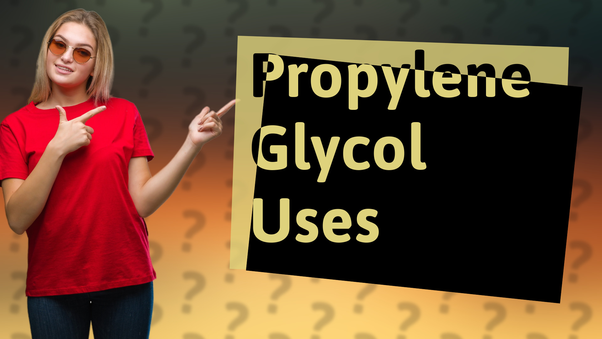 Propylene Glycol Uses