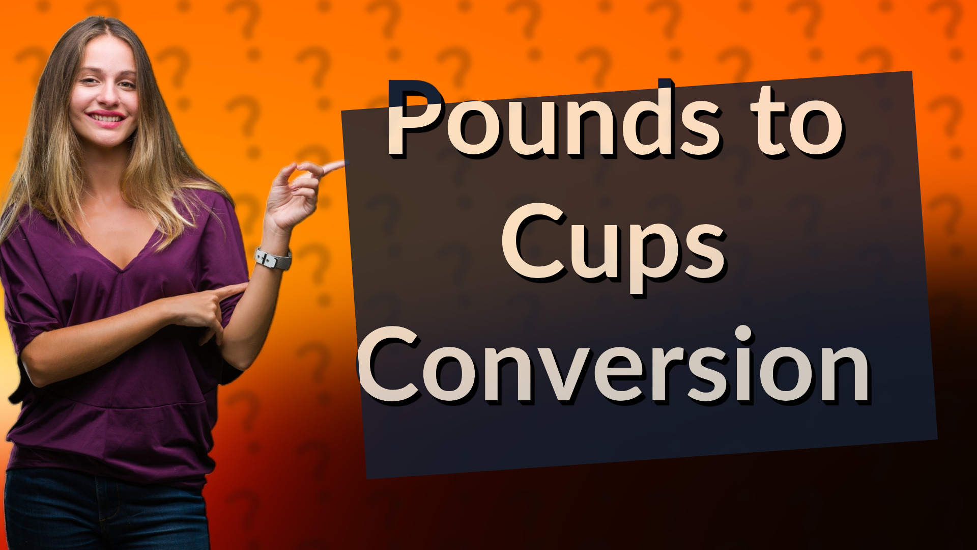 Pounds to Cups Conversion