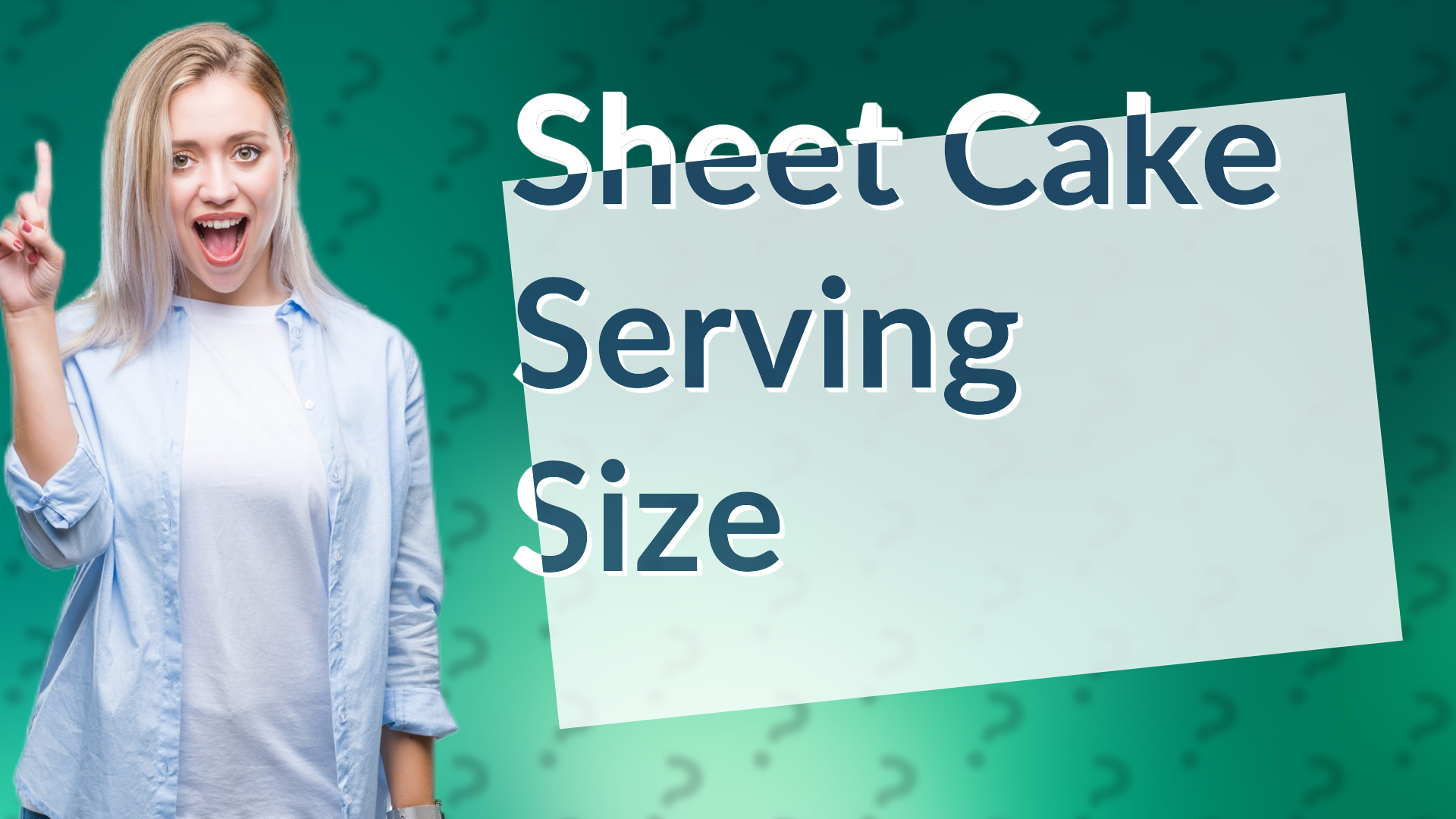 Sheet Cake Serving Size
