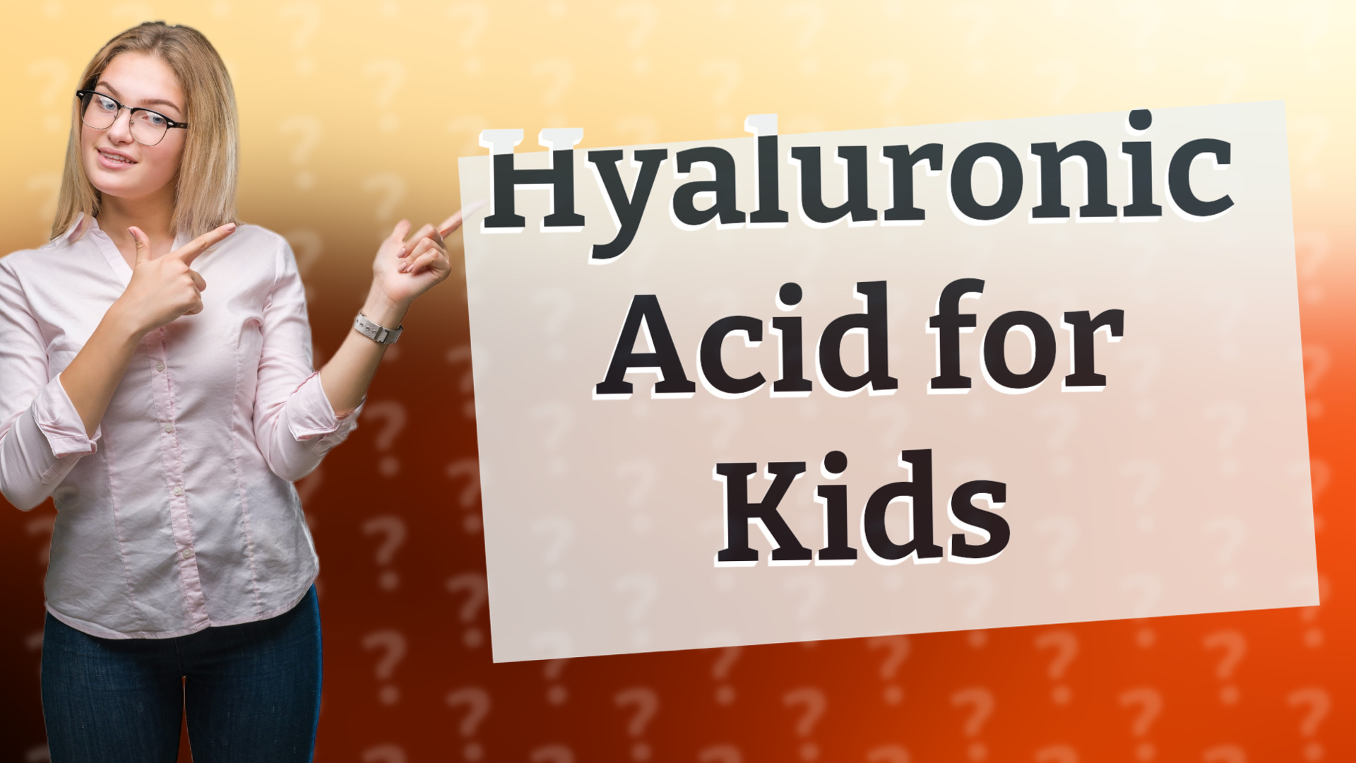 Hyaluronic Acid for Kids