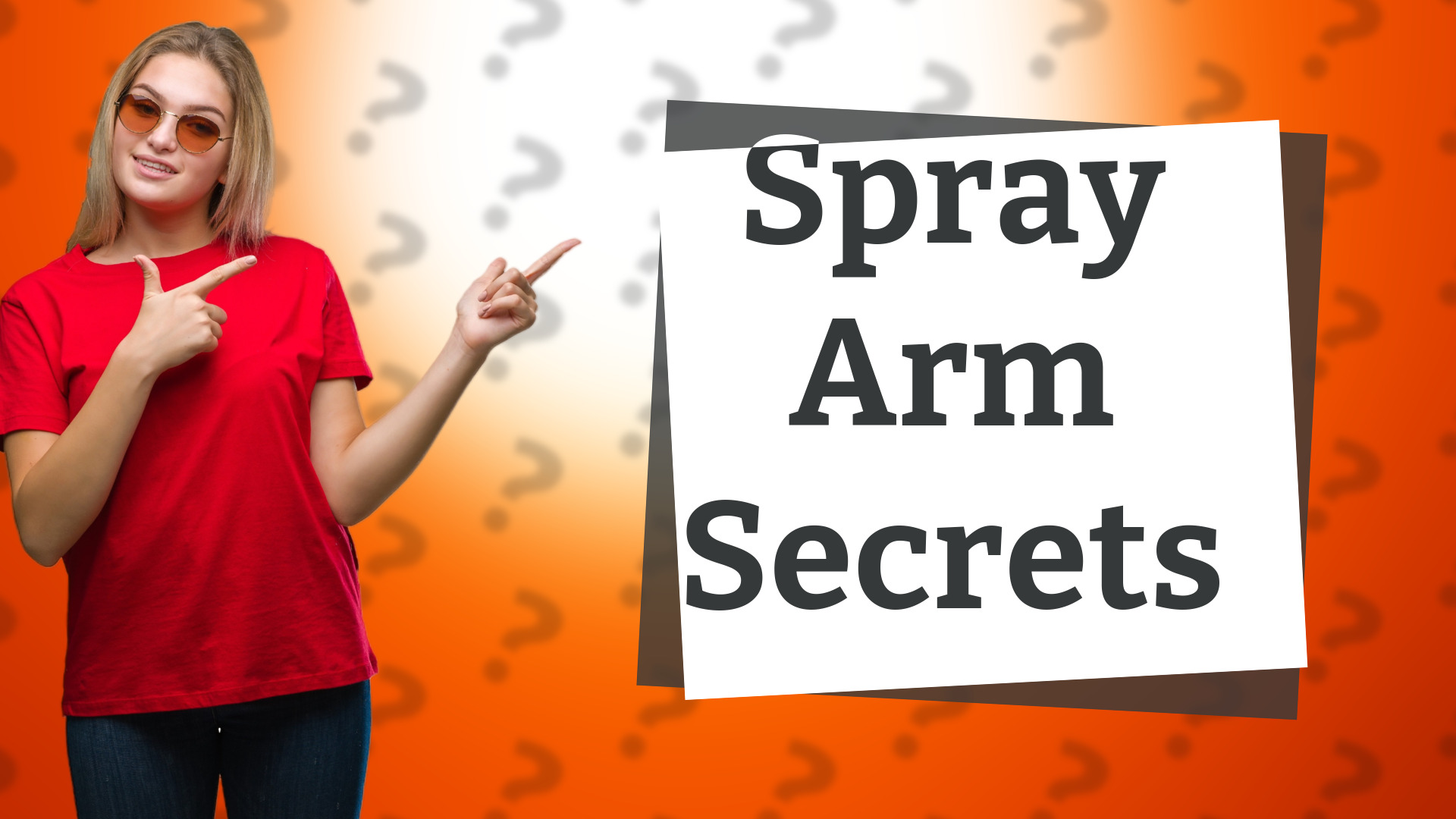 Spray Arm Secrets