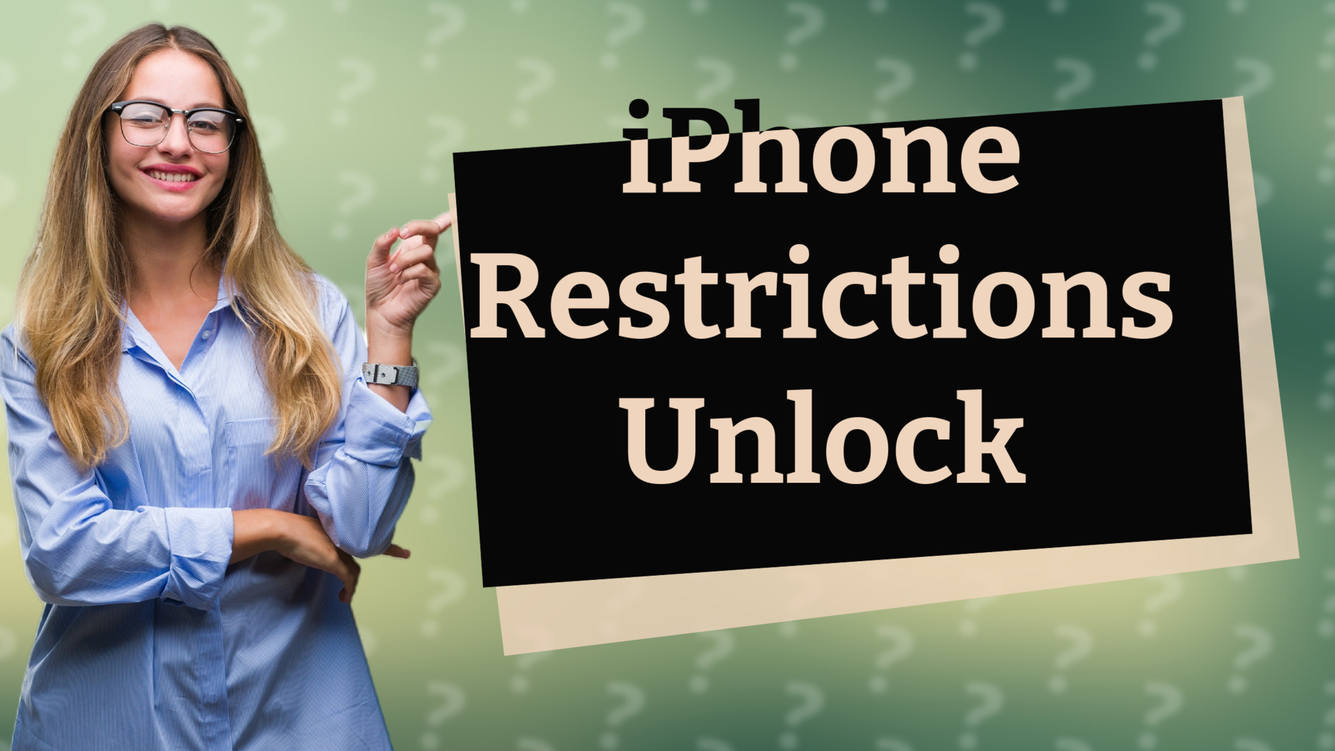 iPhone Restrictions Unlock