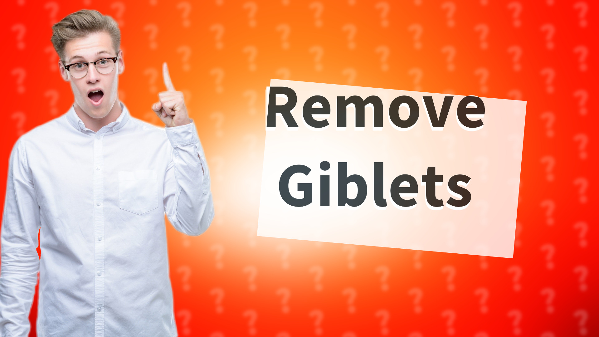 Remove Giblets