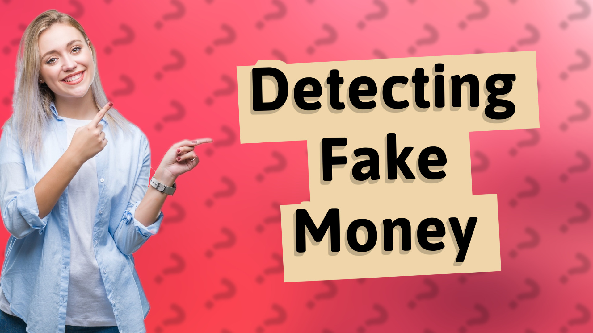 Detecting Fake Money