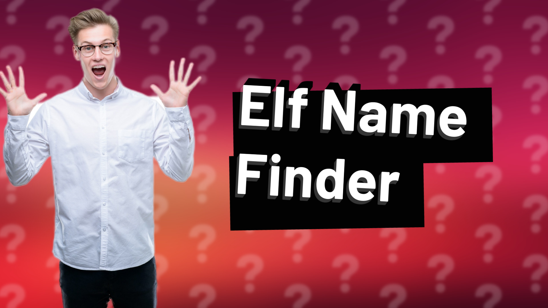 Elf Name Finder