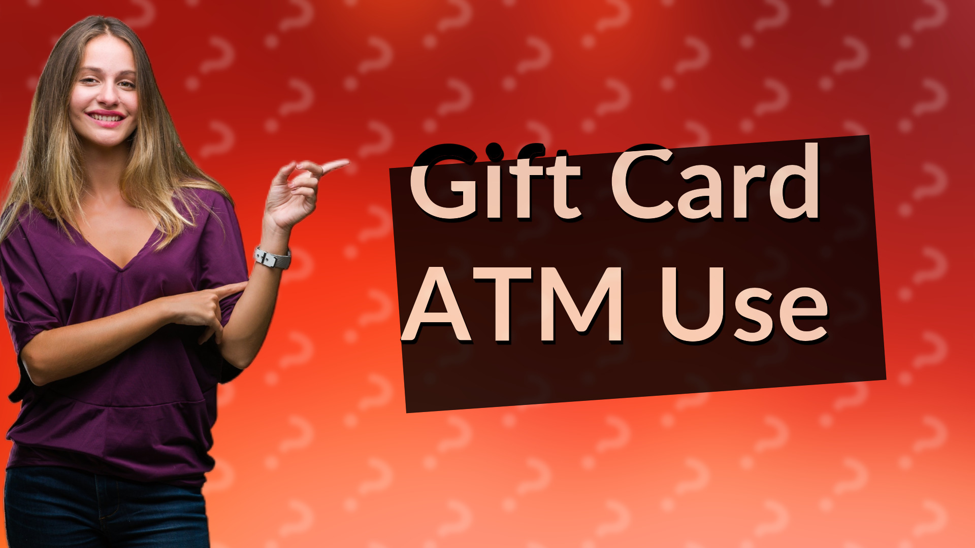Gift Card ATM Use