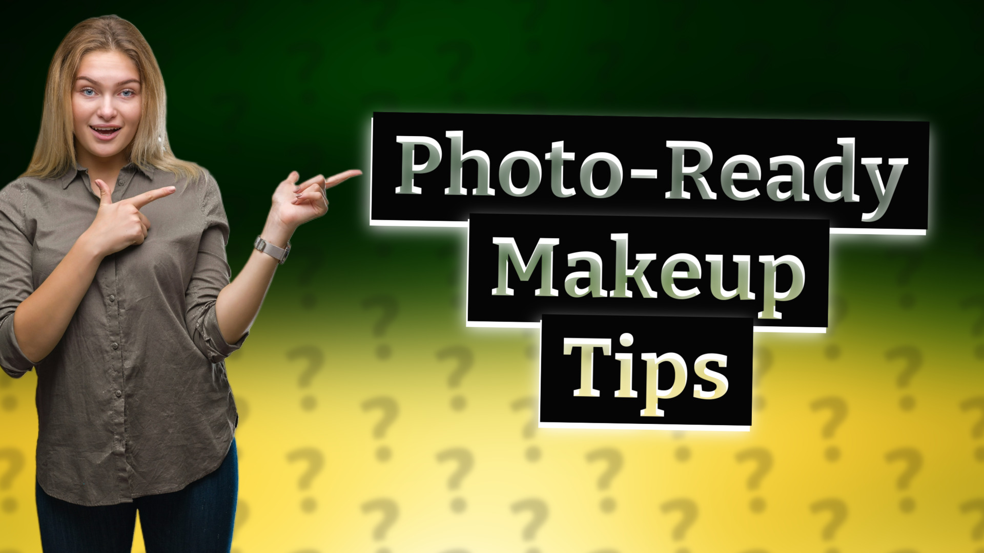 Photo-Ready Makeup Tips